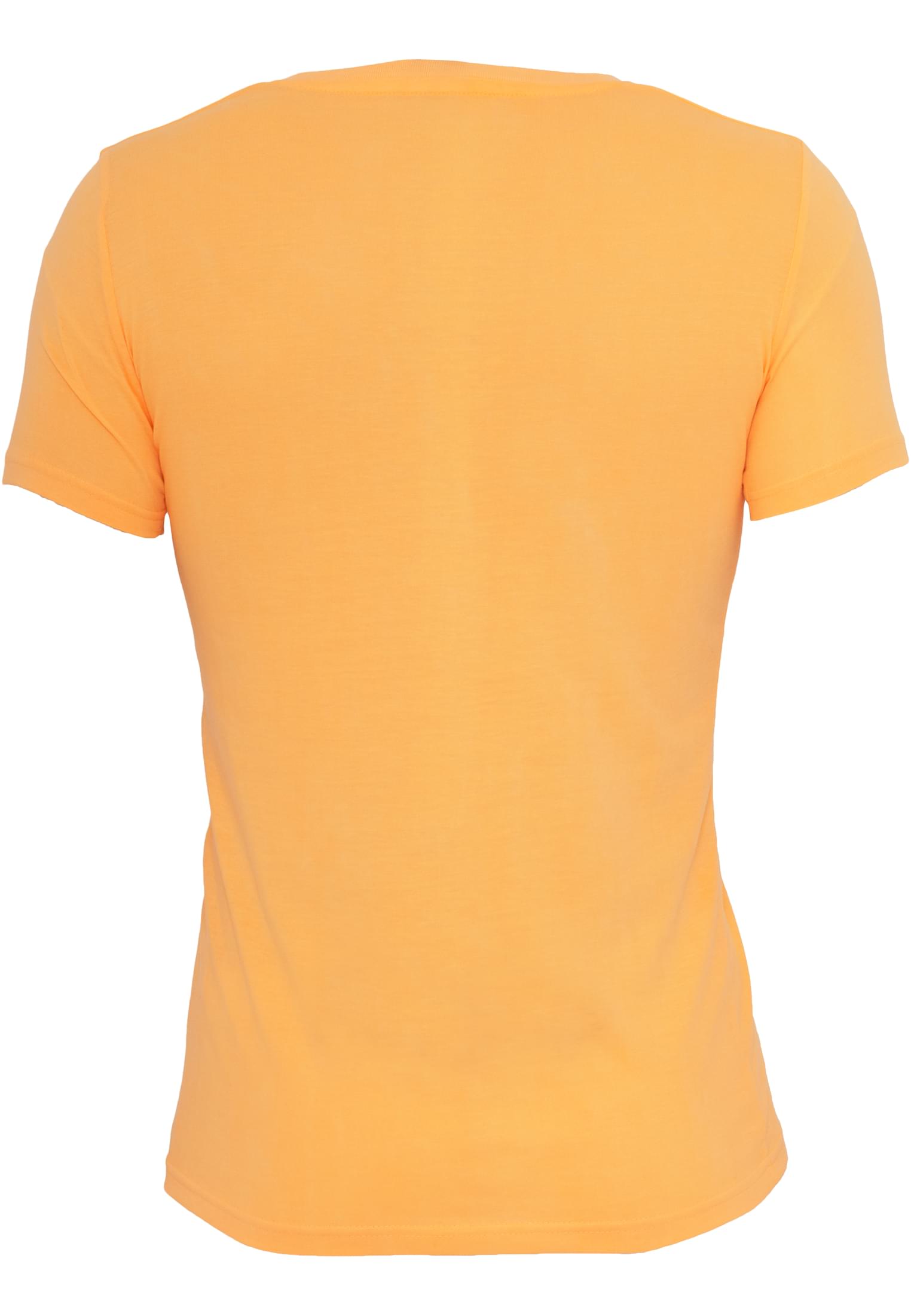 Neon V-Neck Tee | orange