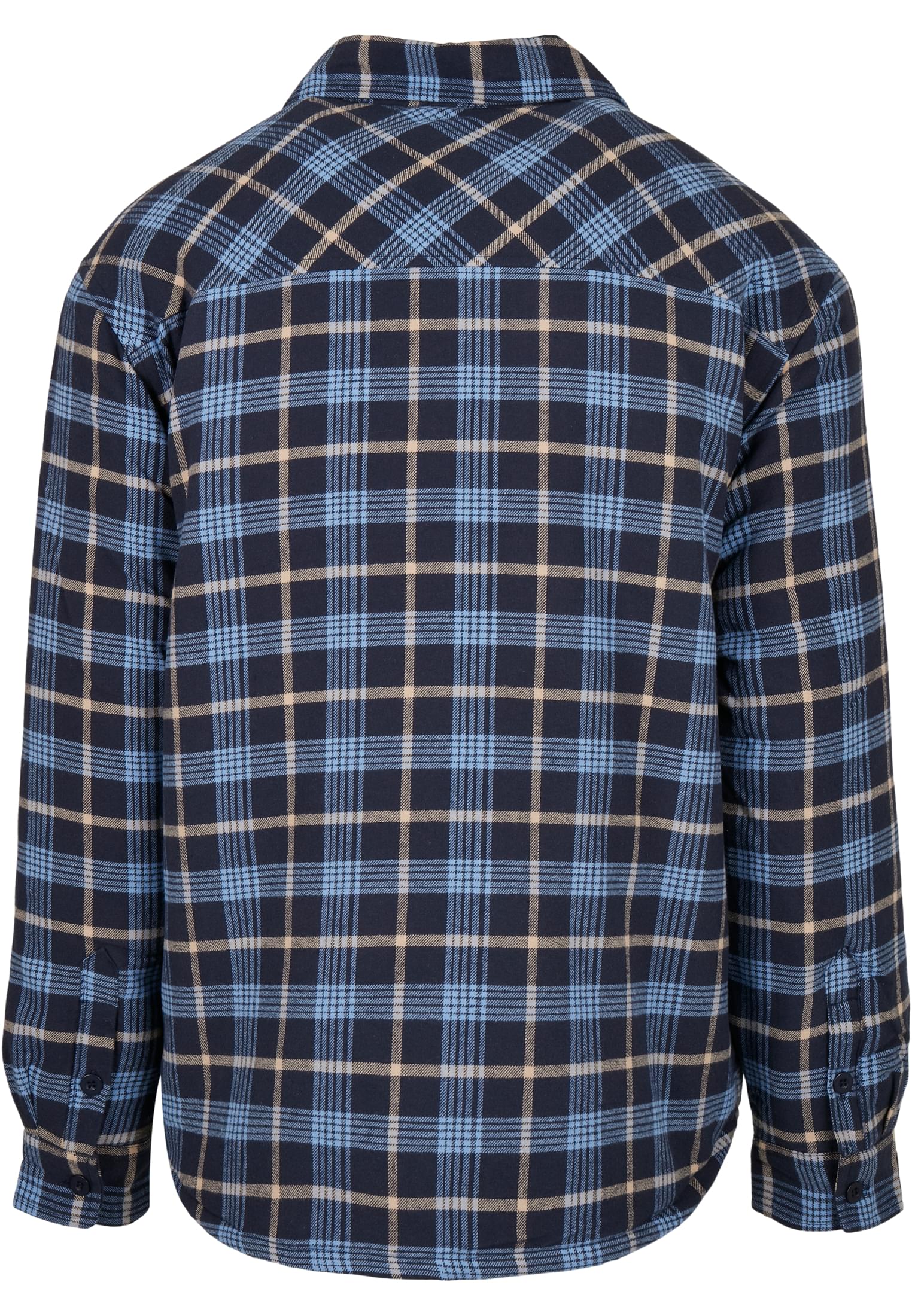 Plaid Quilted Shirt Jacket | lightblue/darkblue