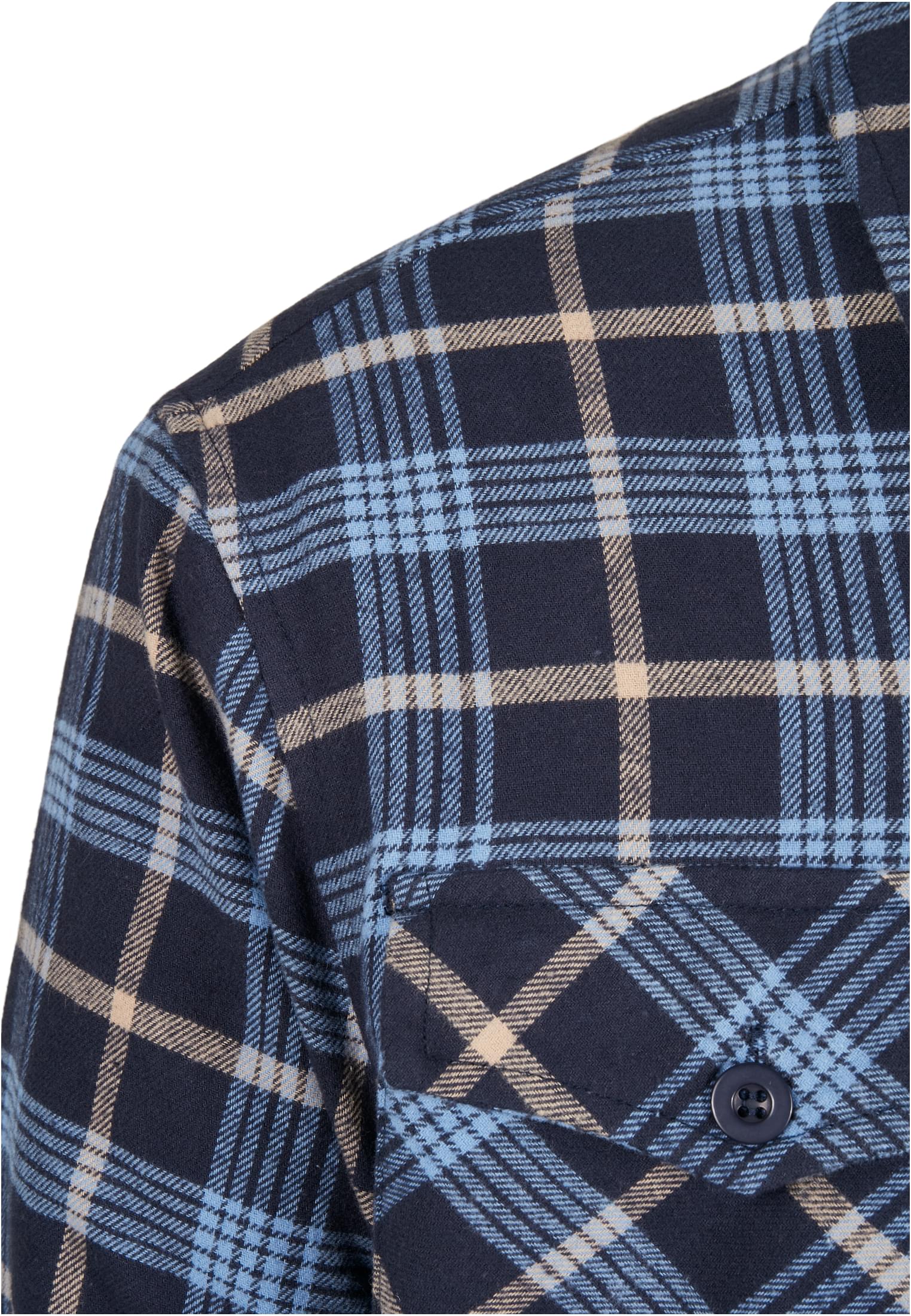 Plaid Quilted Shirt Jacket | lightblue/darkblue