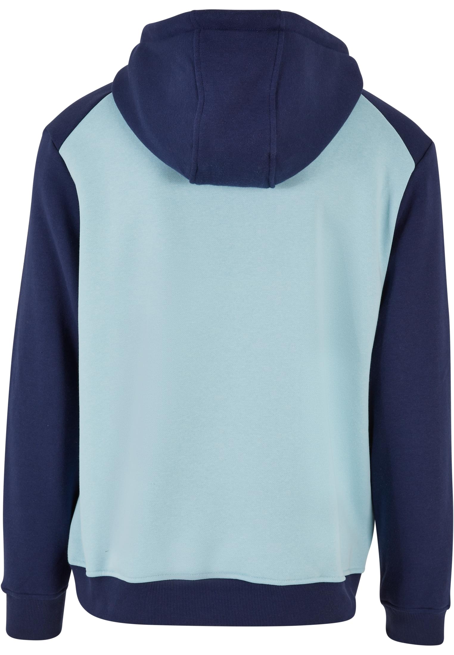 2-Tone Fake Raglan Hoody | ocean blue/darkblue