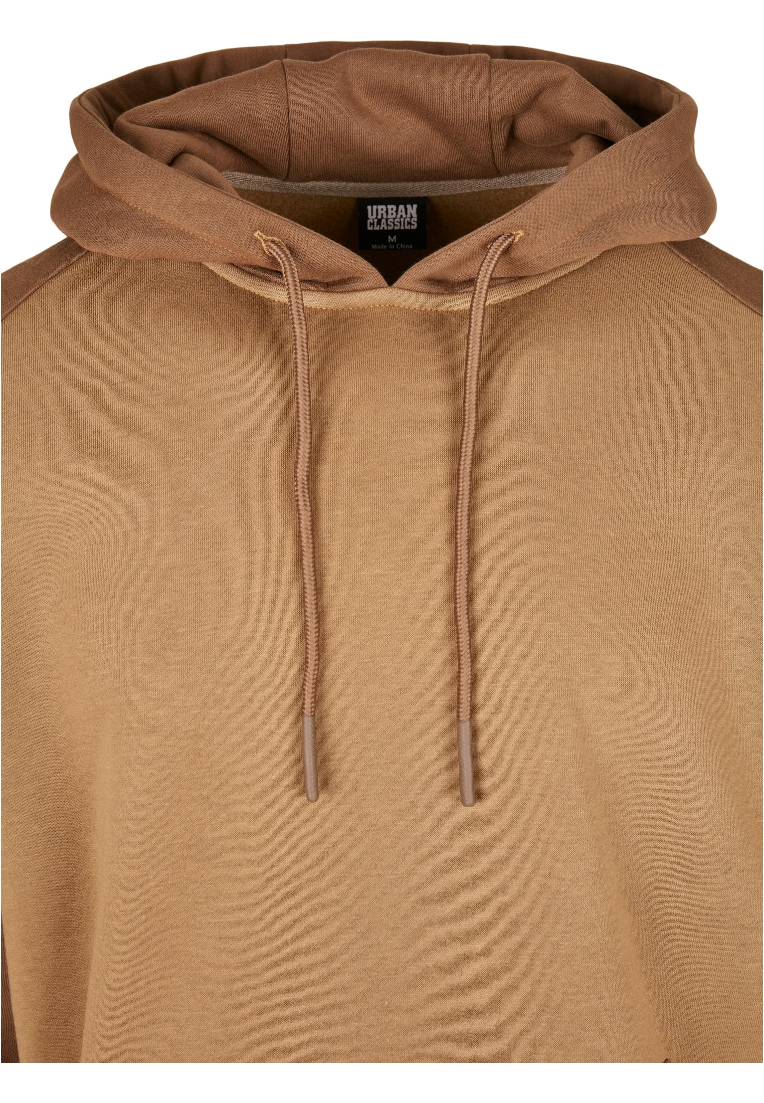 2-Tone Fake Raglan Hoody | midground/darkground