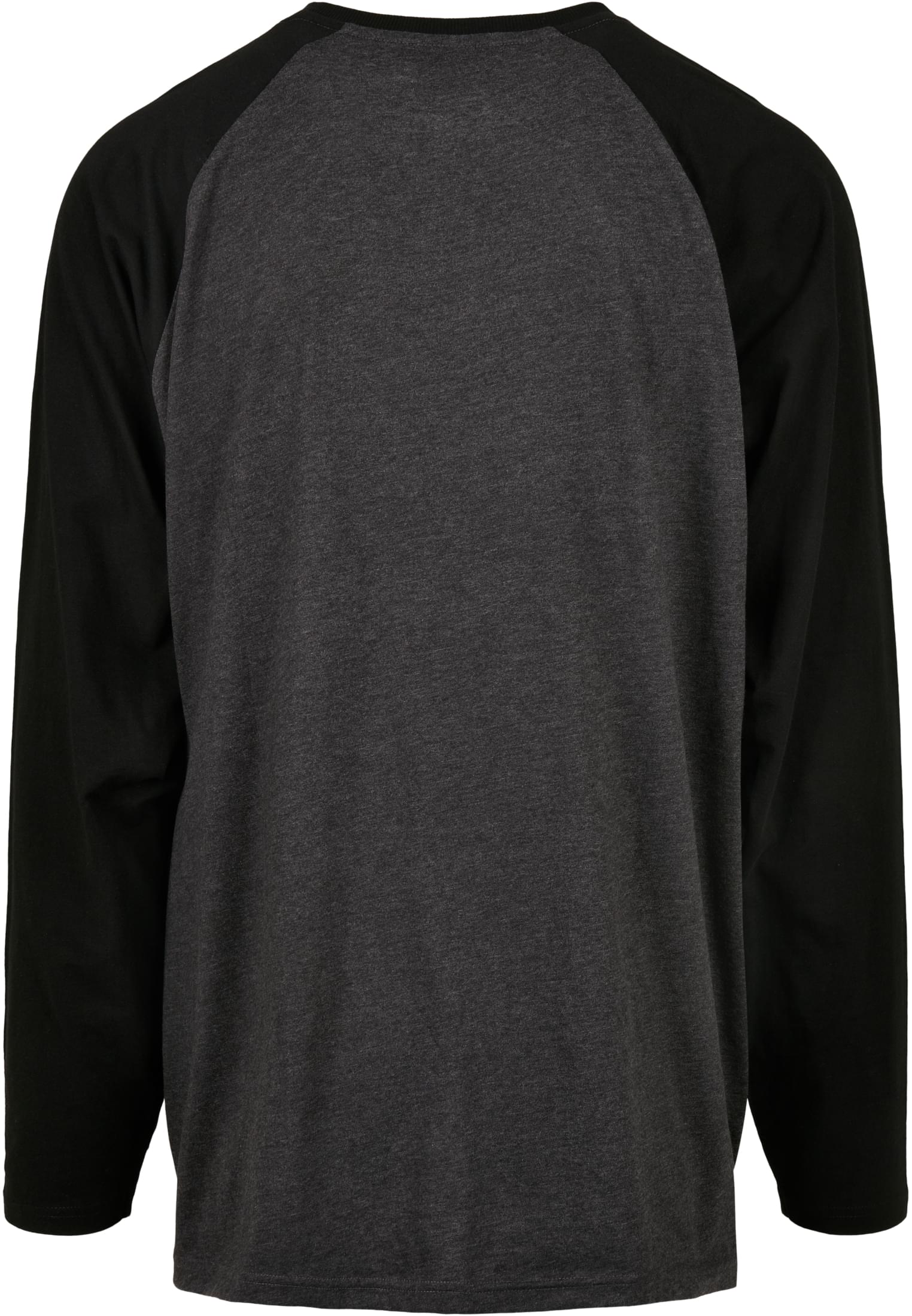 Raglan Contrast LS | charcoal/black