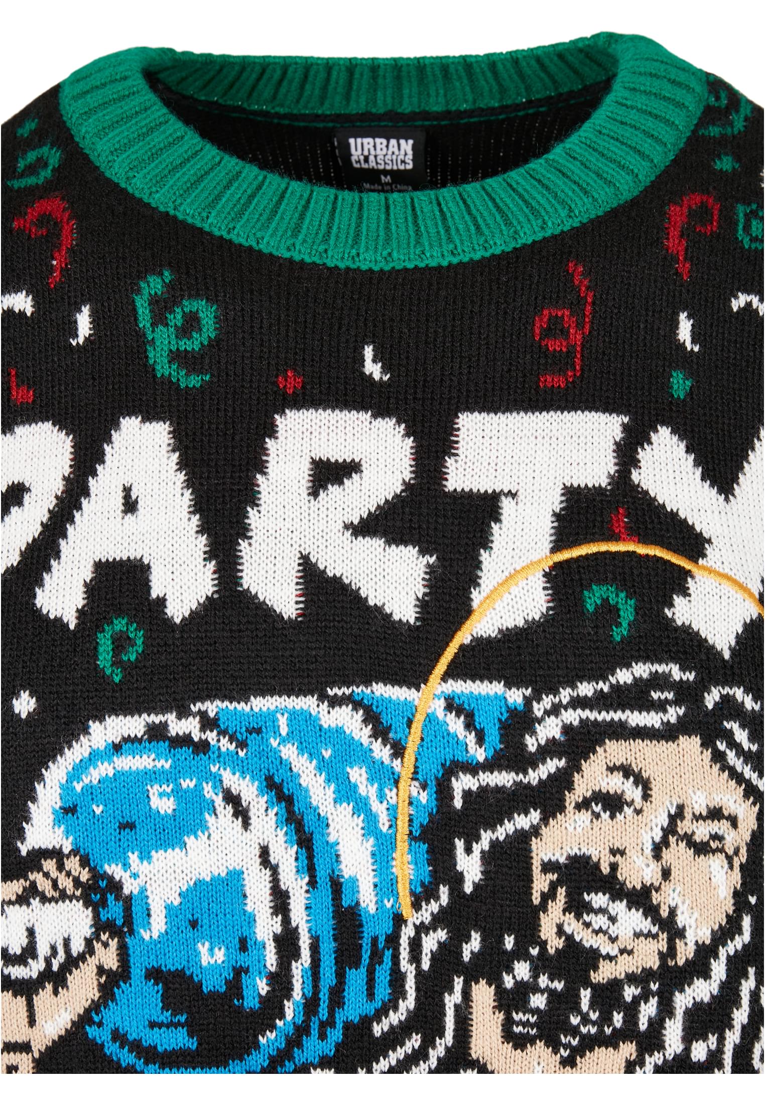 Savior Christmas Sweater | black/x-masgreen