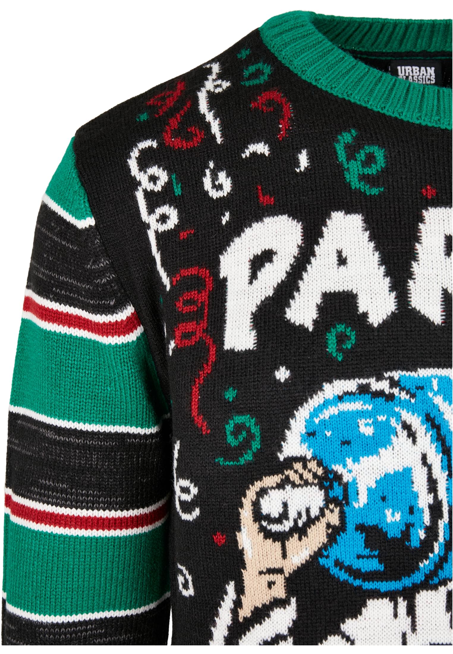 Savior Christmas Sweater | black/x-masgreen