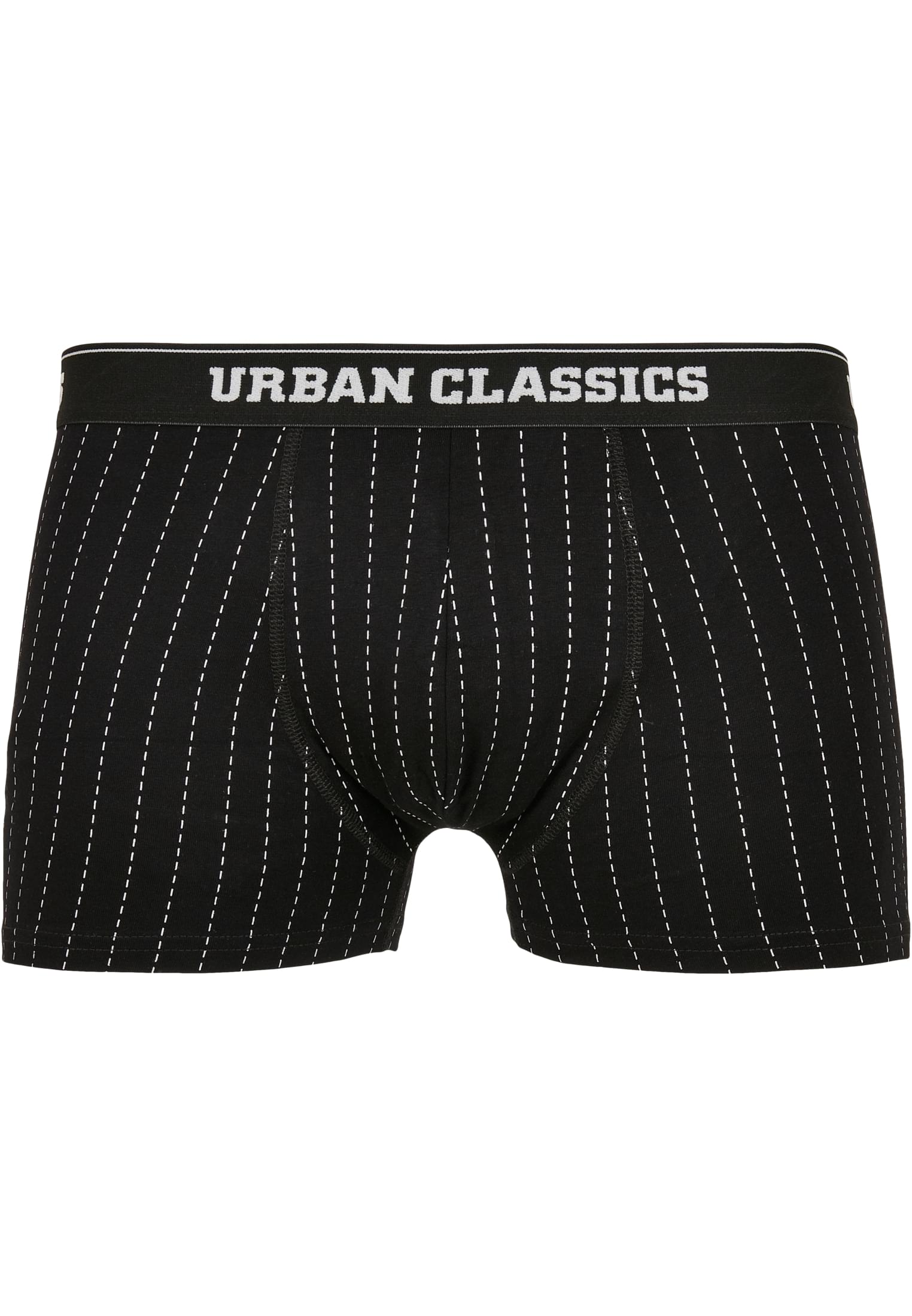 Organic Boxer Shorts 3-Pack | pinstripe aop+black+treegreen