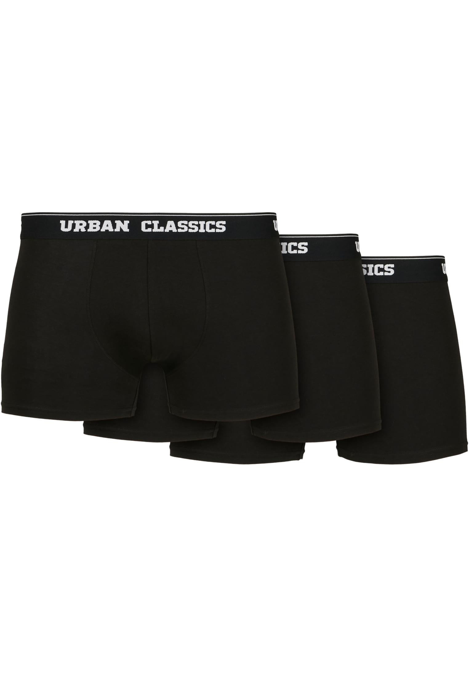 Organic Boxer Shorts 3-Pack | black+black+black