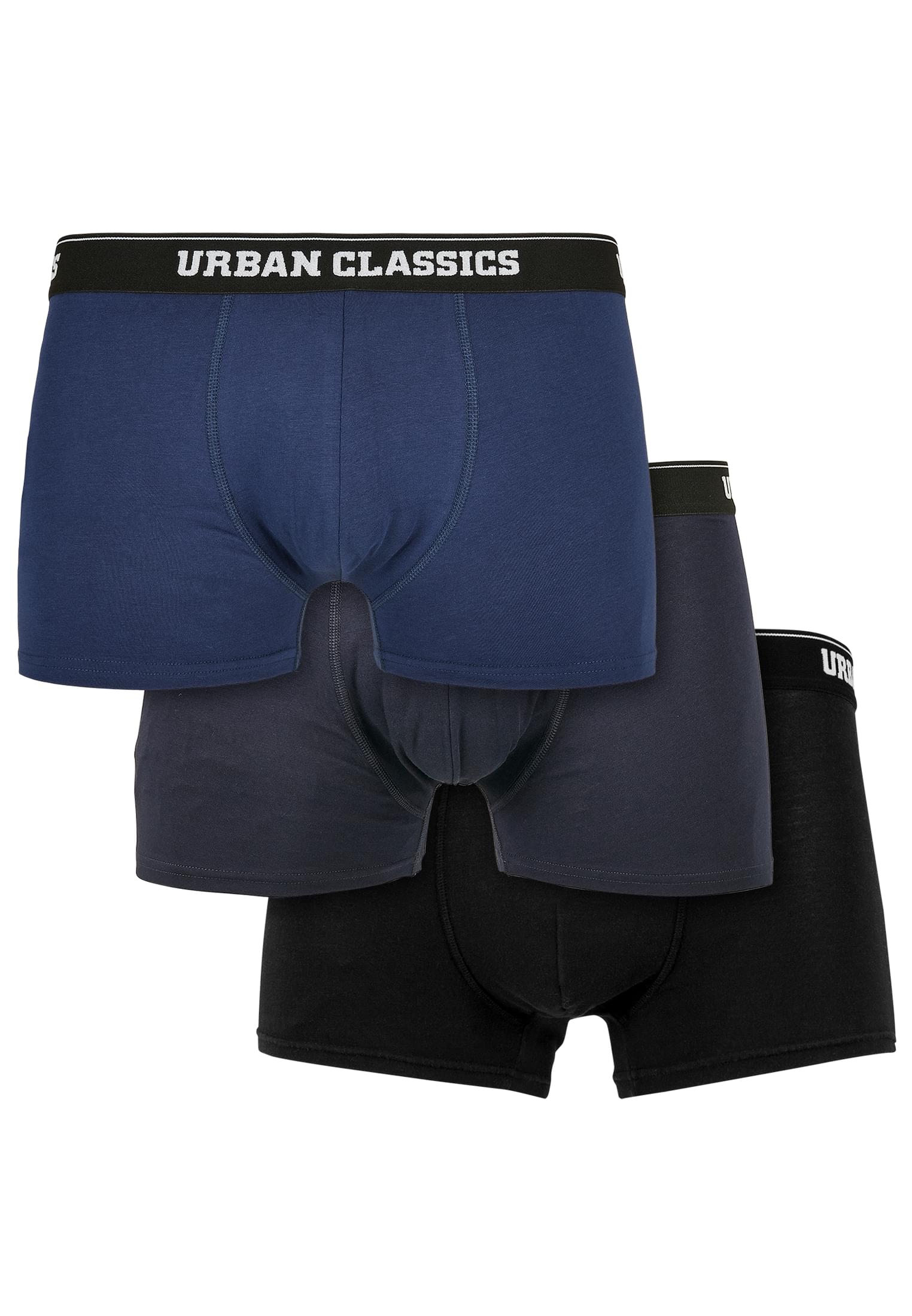 Organic Boxer Shorts 3-Pack | darkblue+navy+black