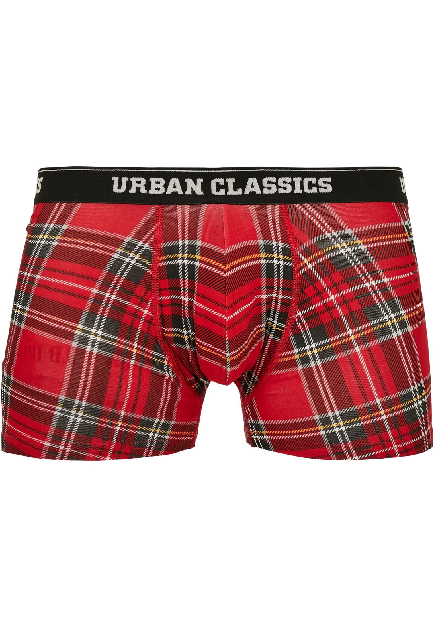 Boxer Shorts 3-Pack | red plaid aop+moose aop+blk