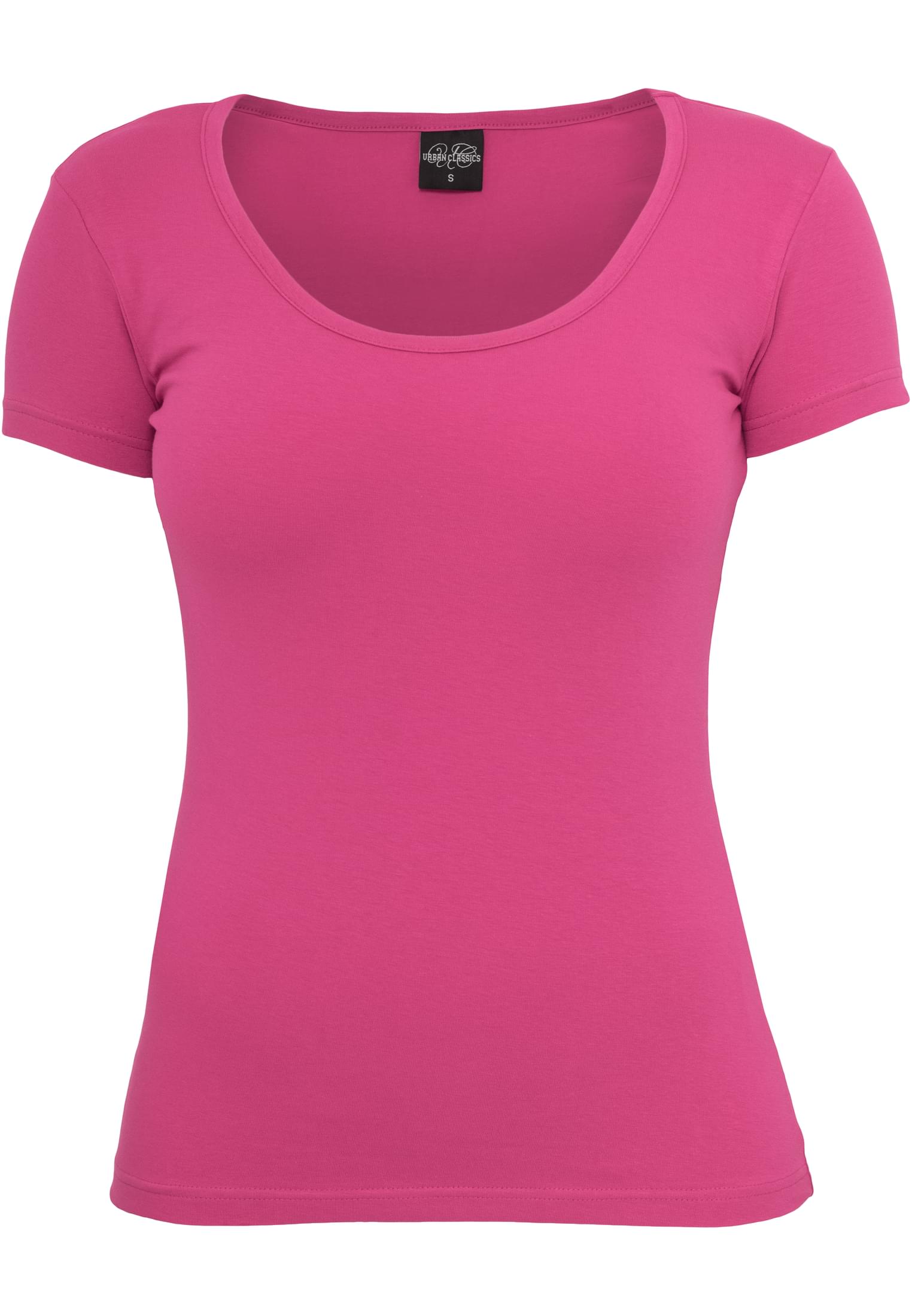 Ladies Basic Tee | fuchsia