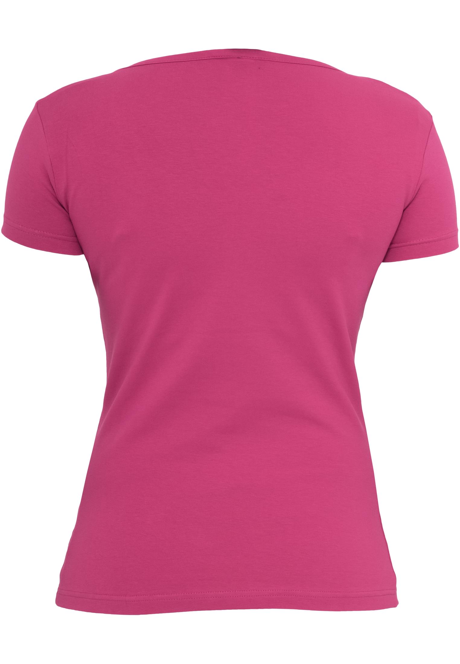 Ladies Basic Tee | fuchsia