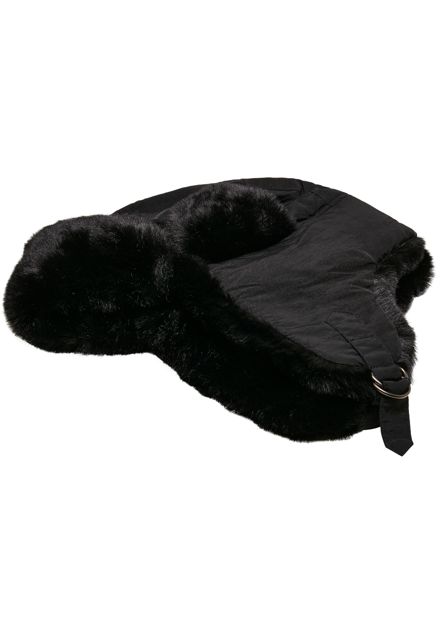 Nylon Trapper Hat | black