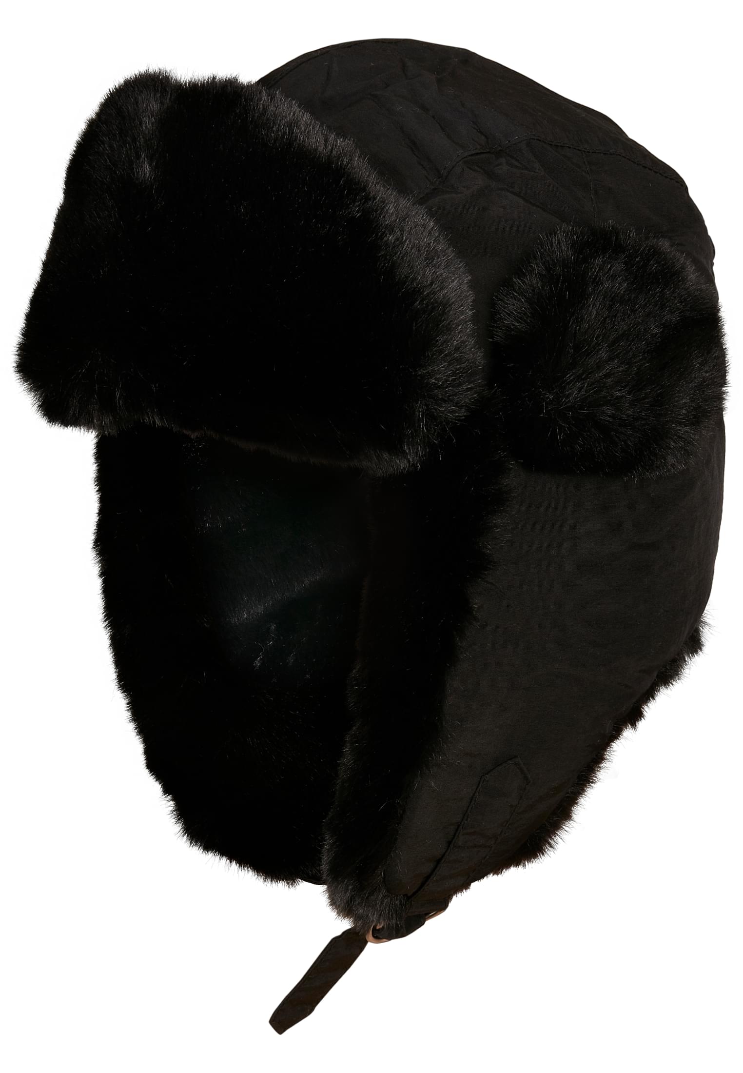 Nylon Trapper Hat | black