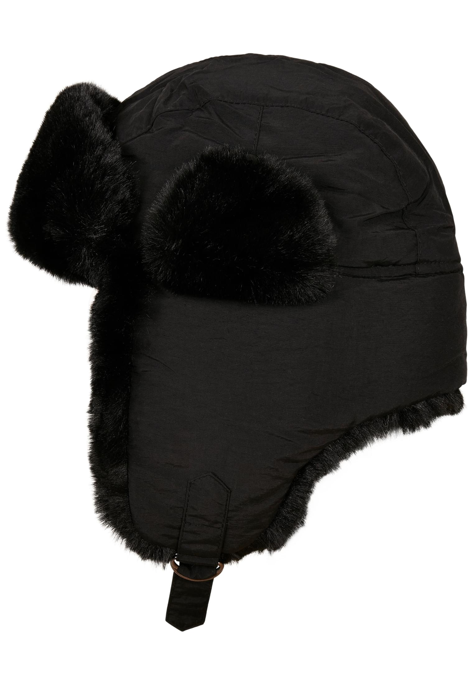 Nylon Trapper Hat | black