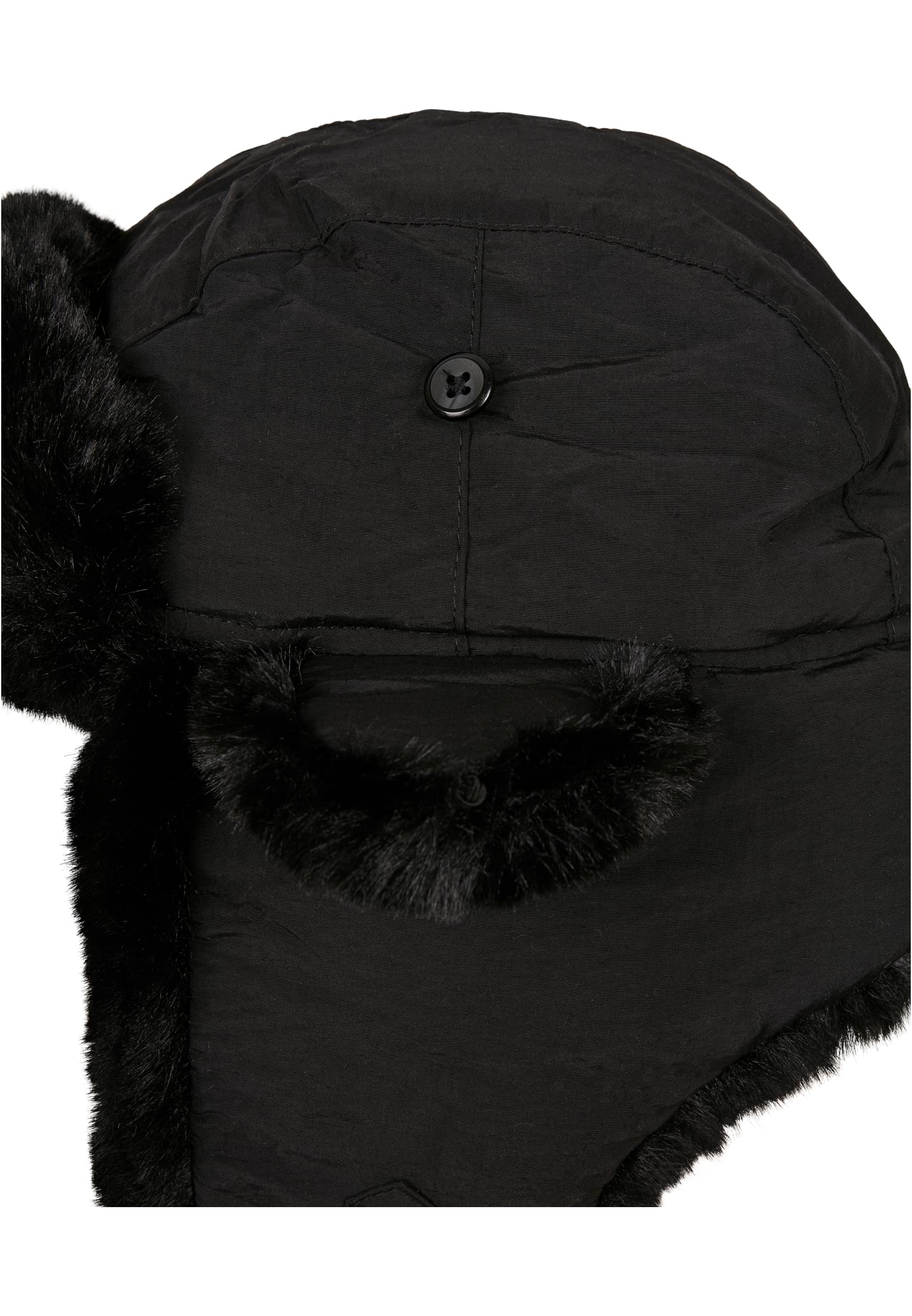 Nylon Trapper Hat | black