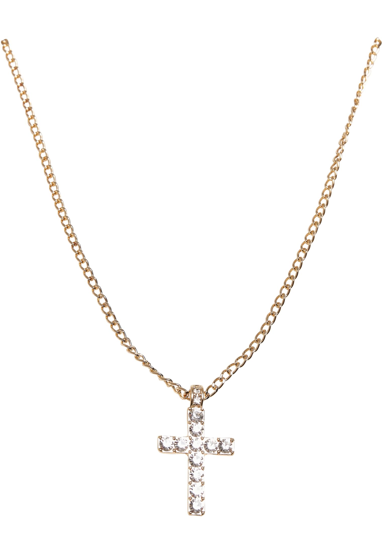 Diamond Cross Necklace | gold