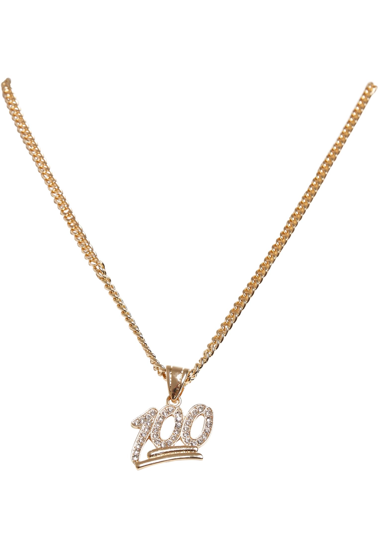 One Hundred  Diamond Necklace | gold