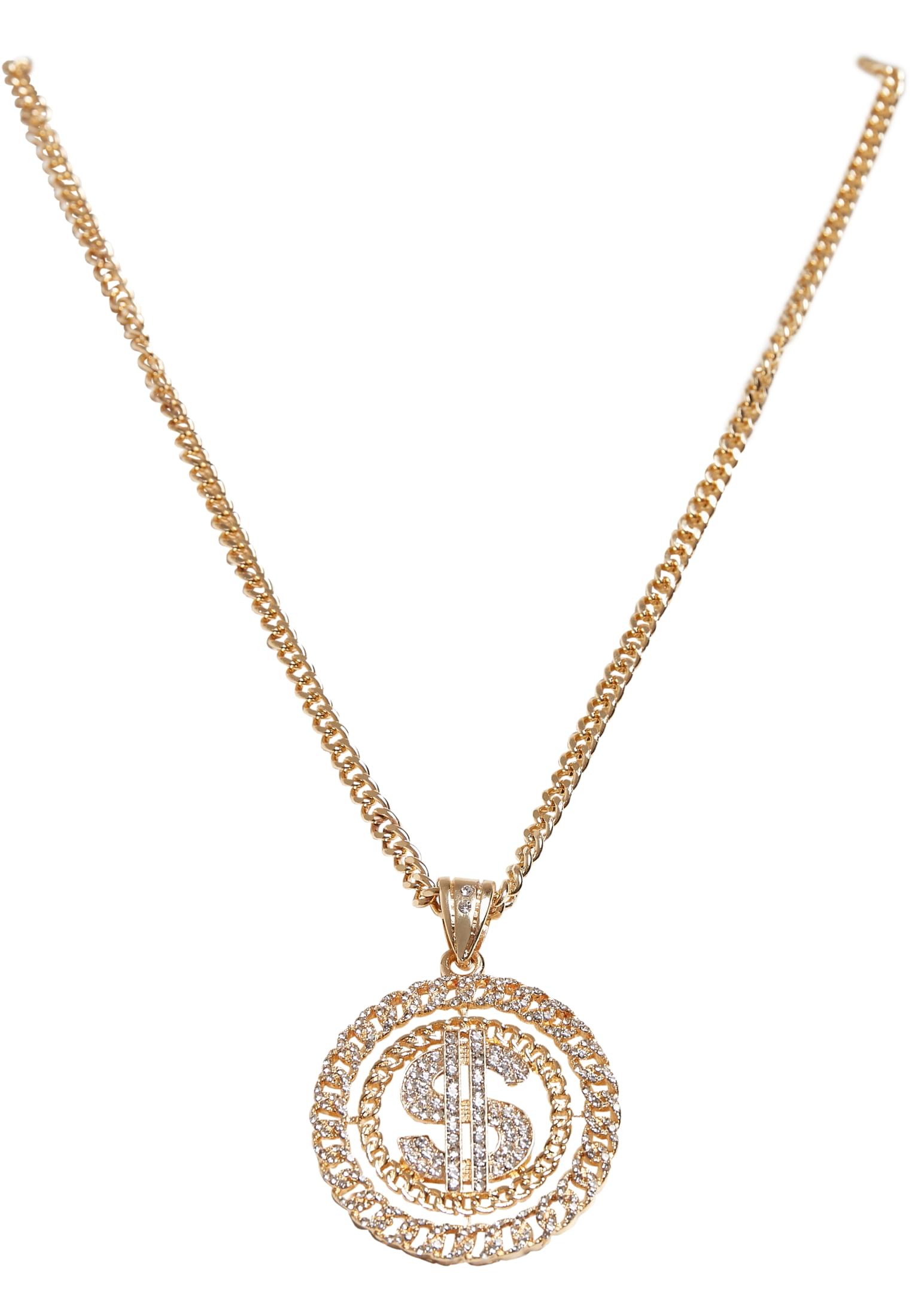 Dollar Diamond Necklace | gold