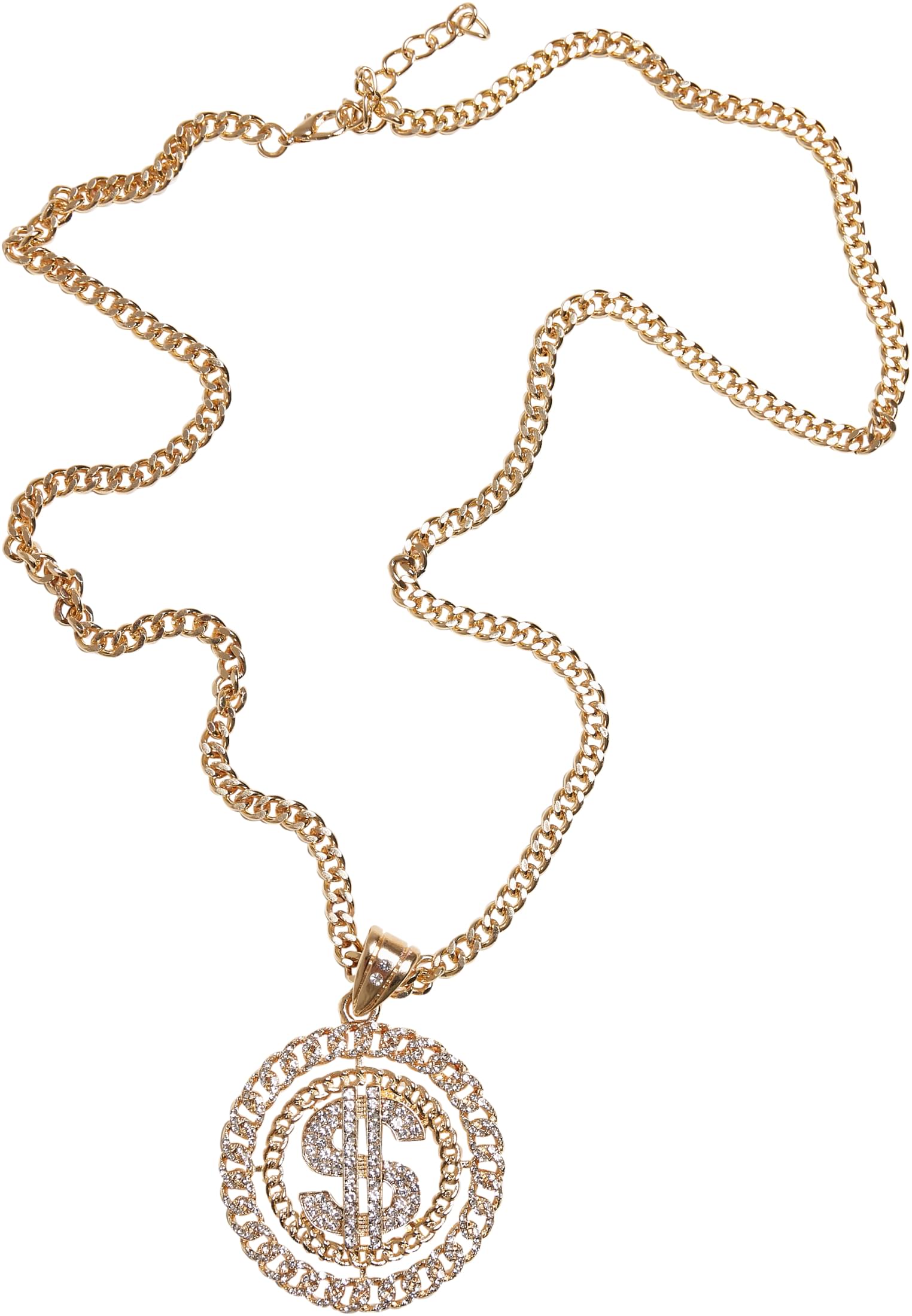 Dollar Diamond Necklace | gold