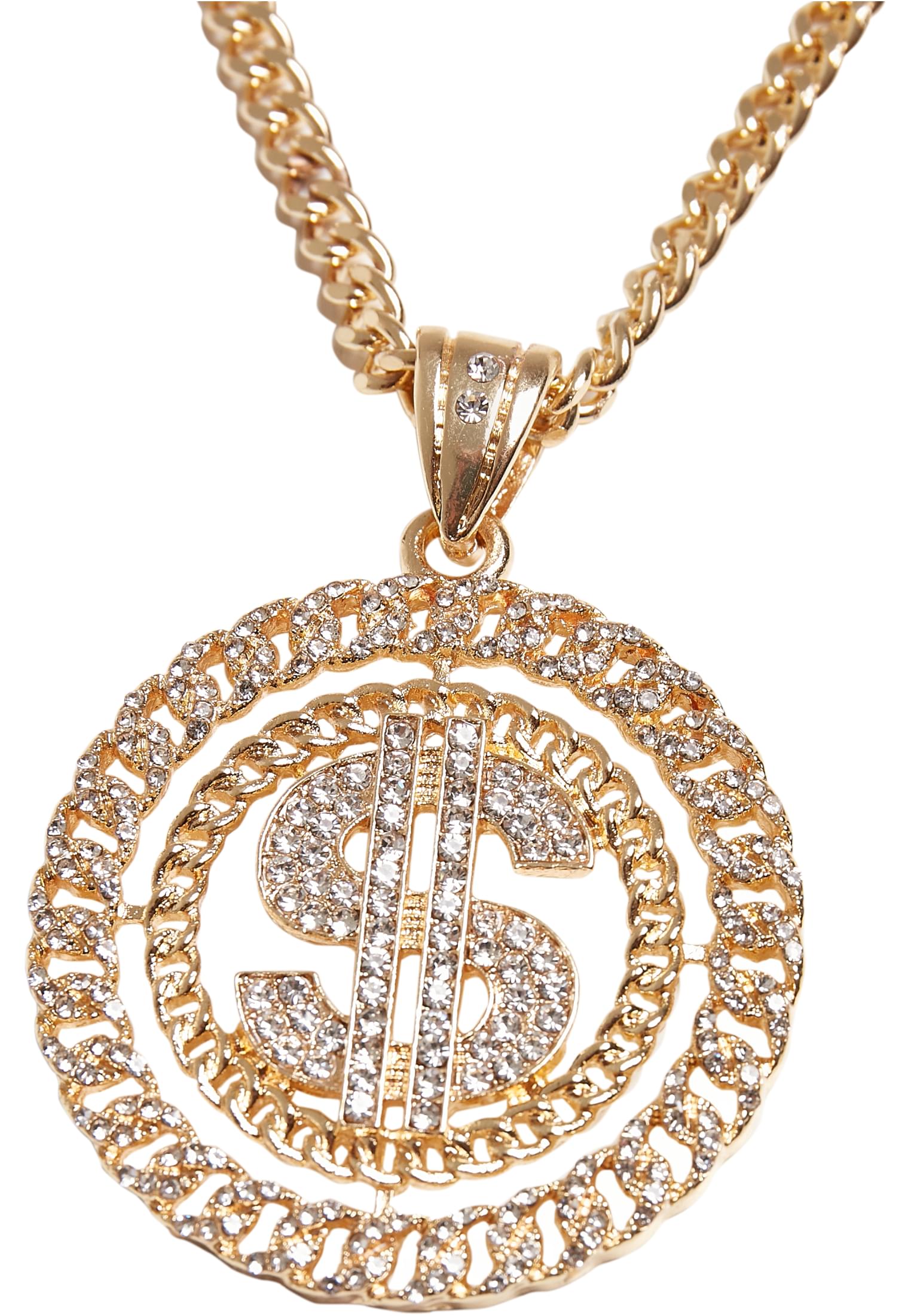 Dollar Diamond Necklace | gold