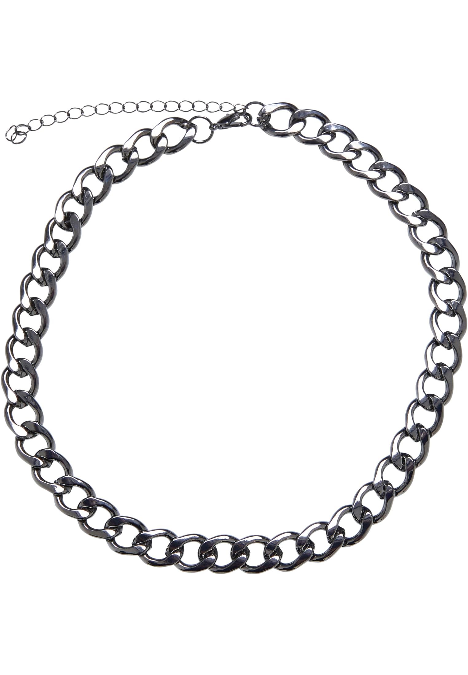 Big Chain Necklace | gunmetal