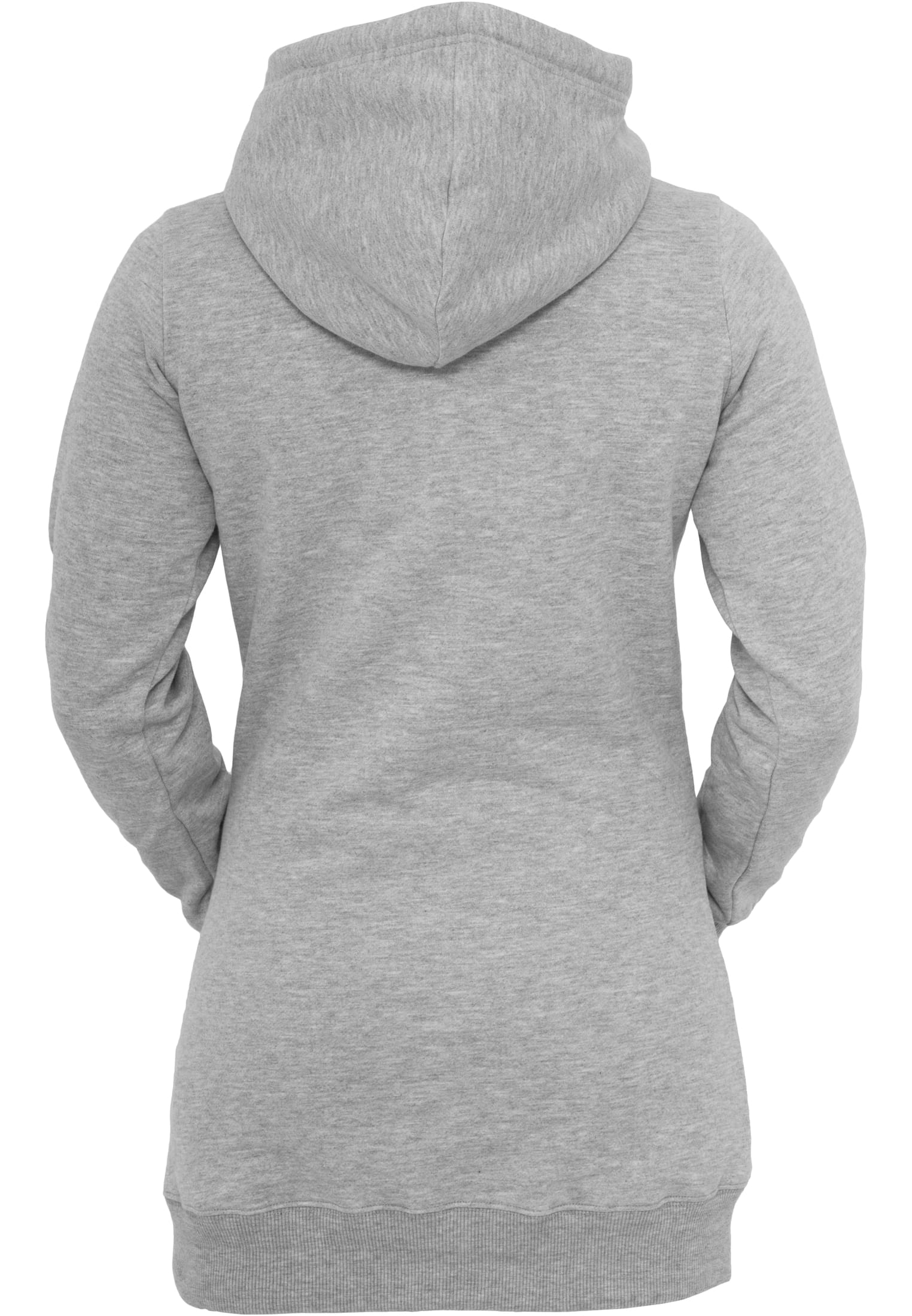 Ladies Long Sweat Hoody | grey