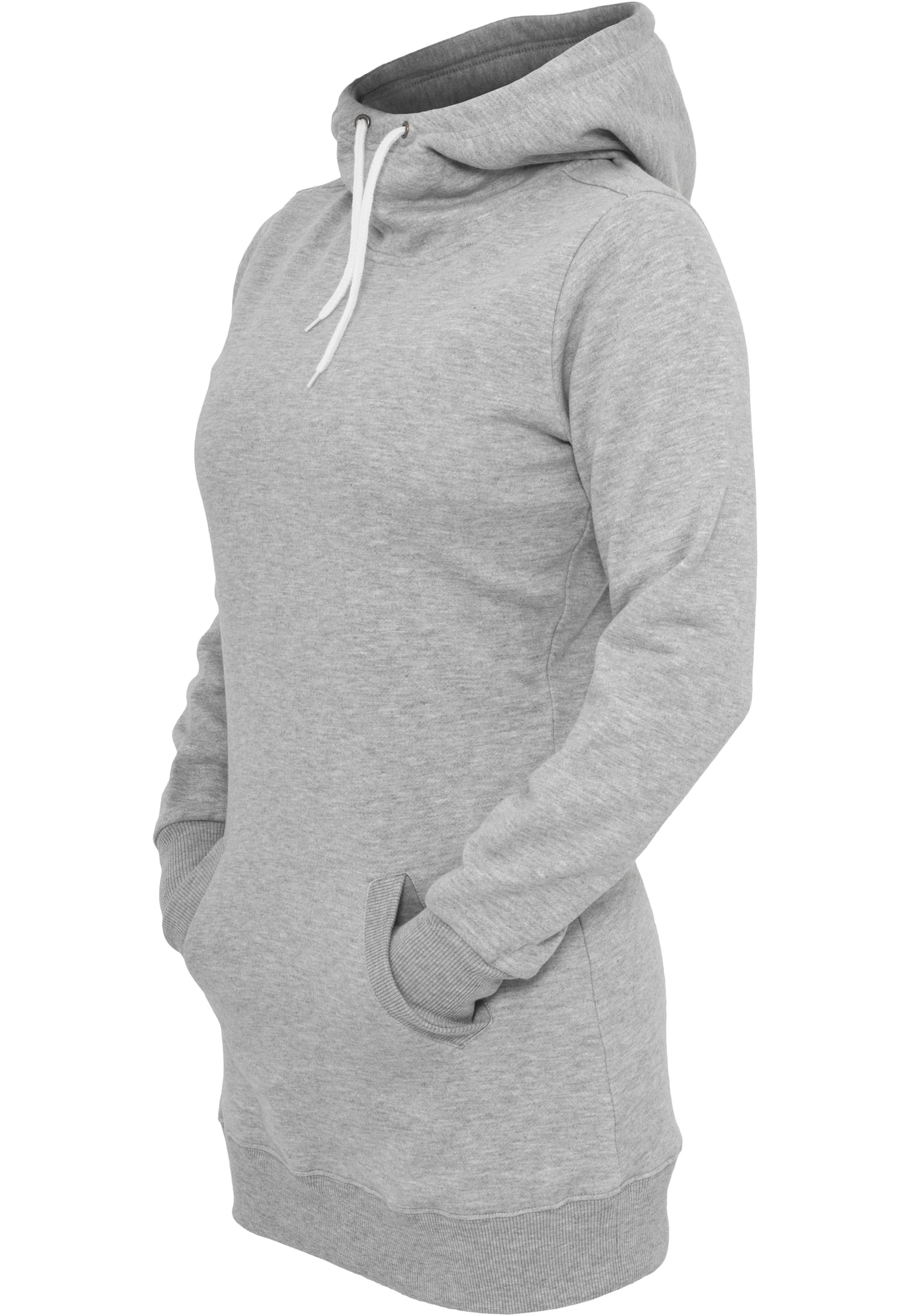 Ladies Long Sweat Hoody | grey