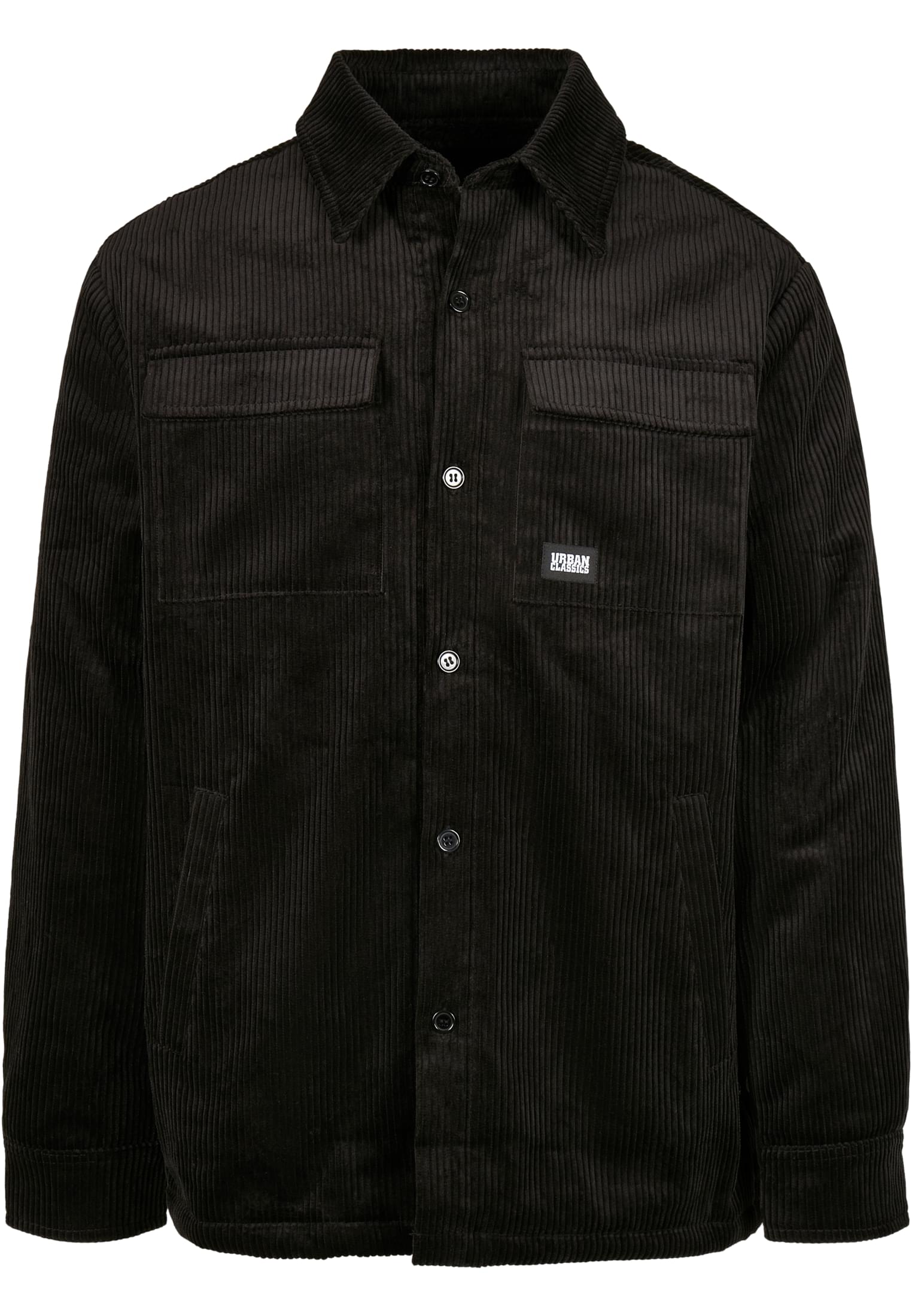 Corduroy Shirt Jacket | black