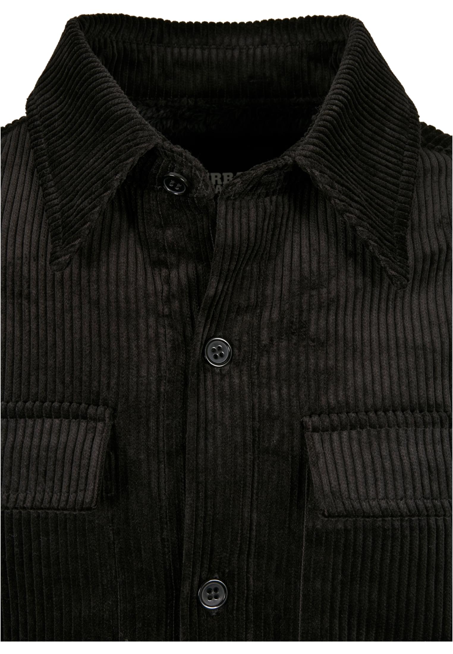 Corduroy Shirt Jacket | black