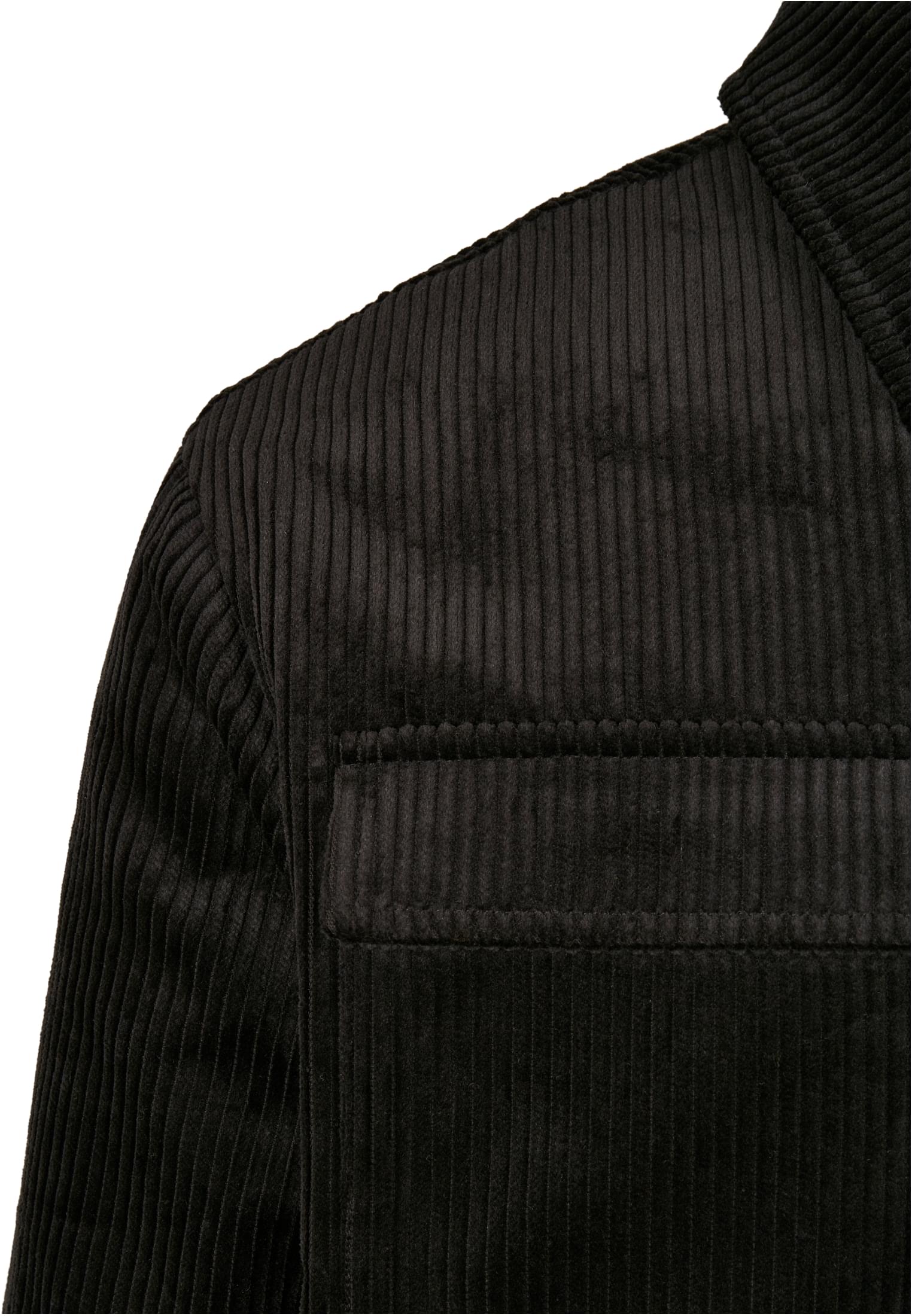 Corduroy Shirt Jacket | black