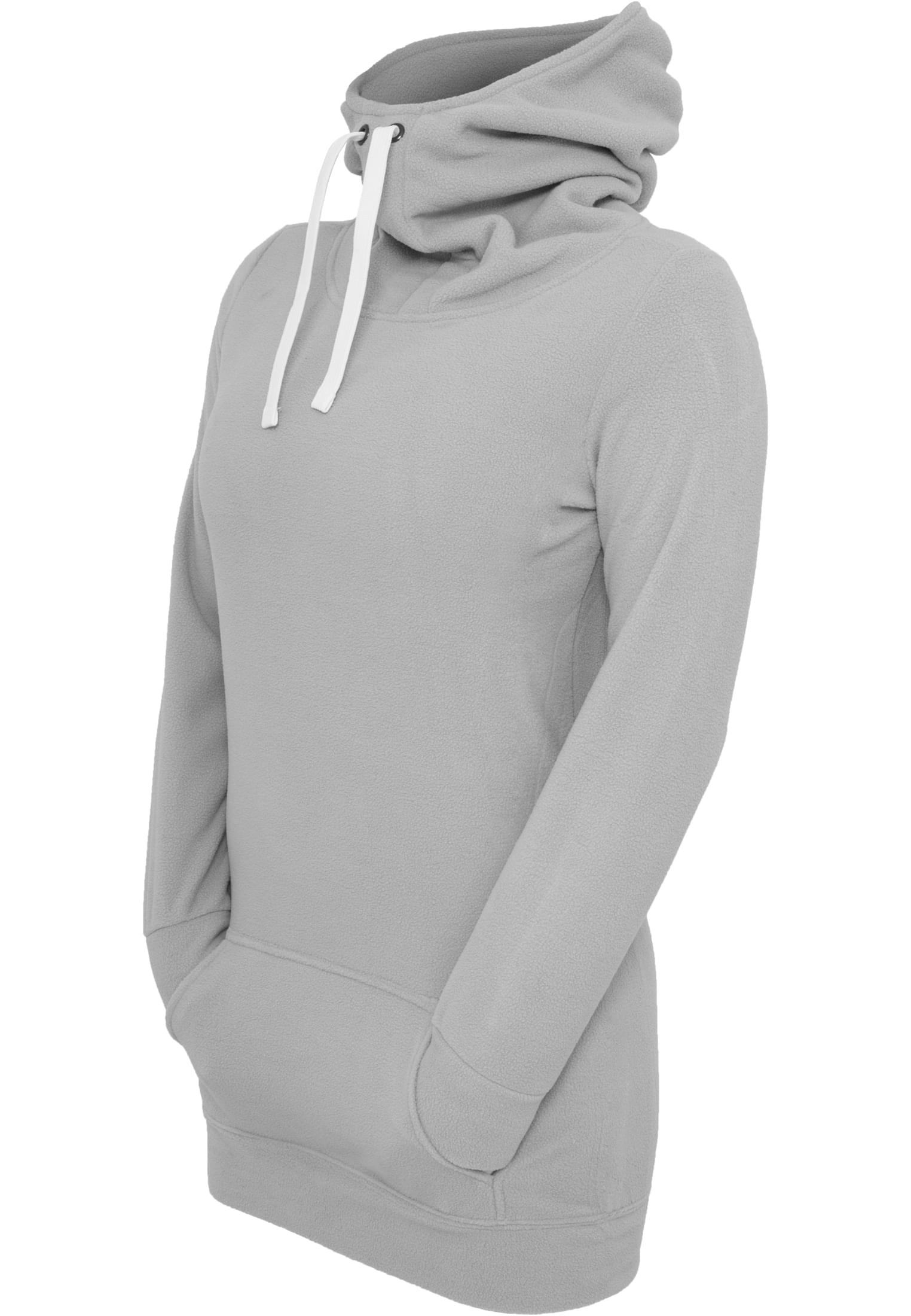 Ladies Long Polar Hoody | grey