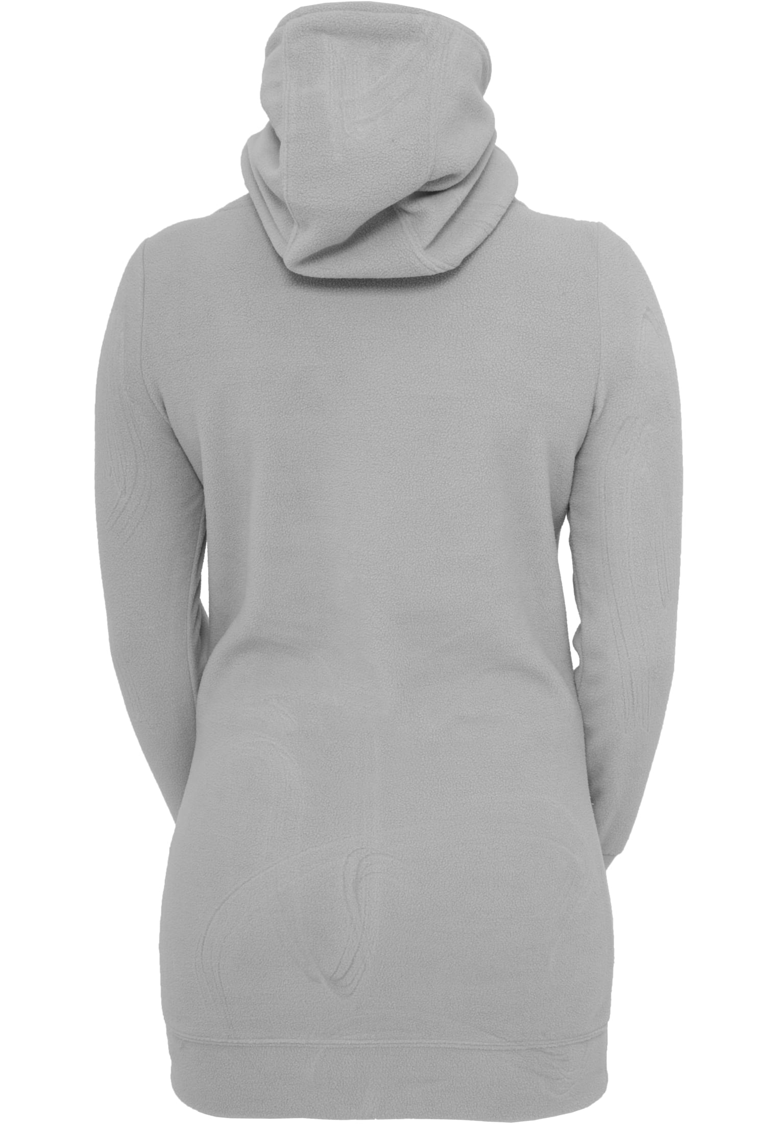 Ladies Long Polar Hoody | grey