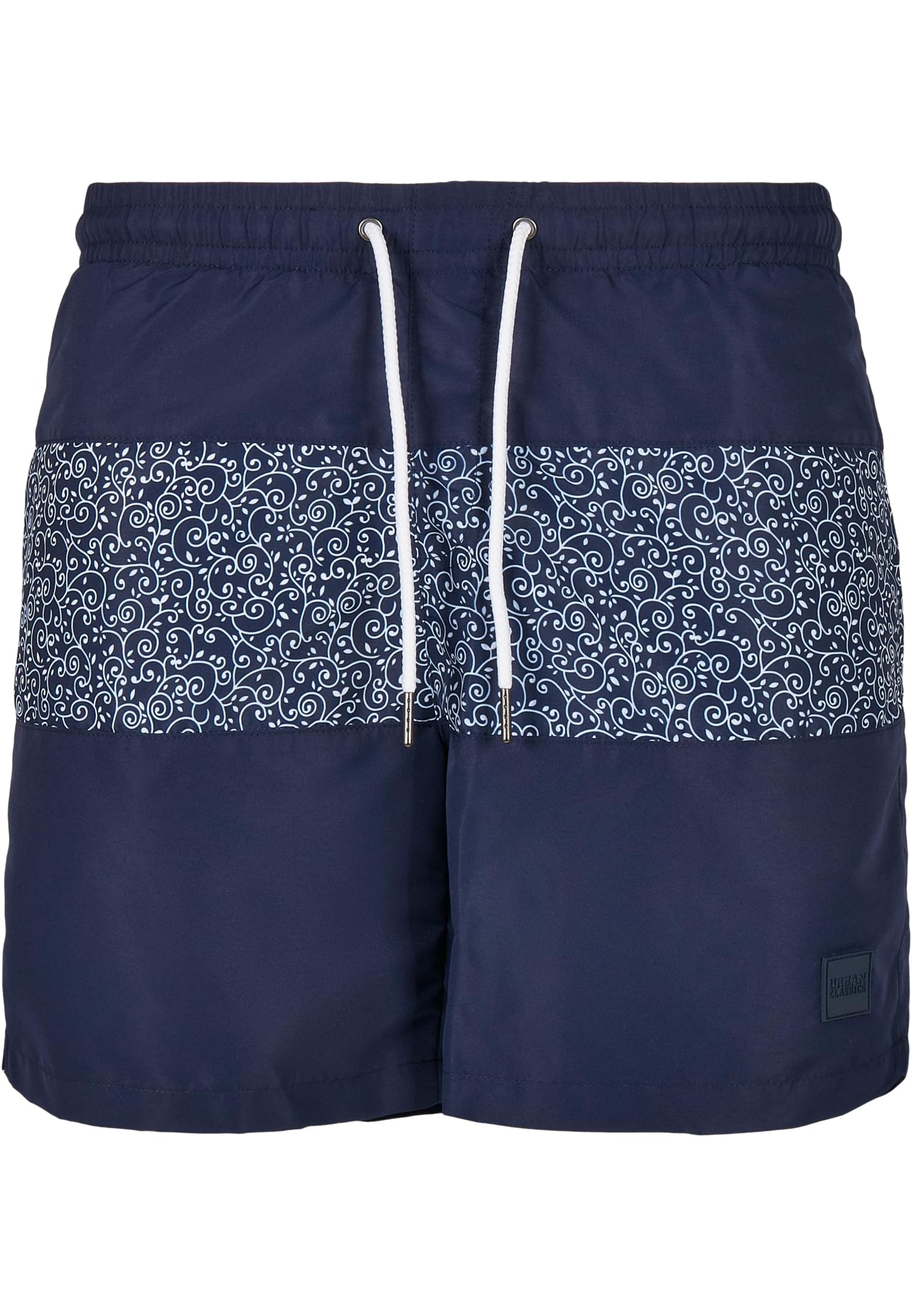 Mid Block Pattern Swim Shorts | darkwater