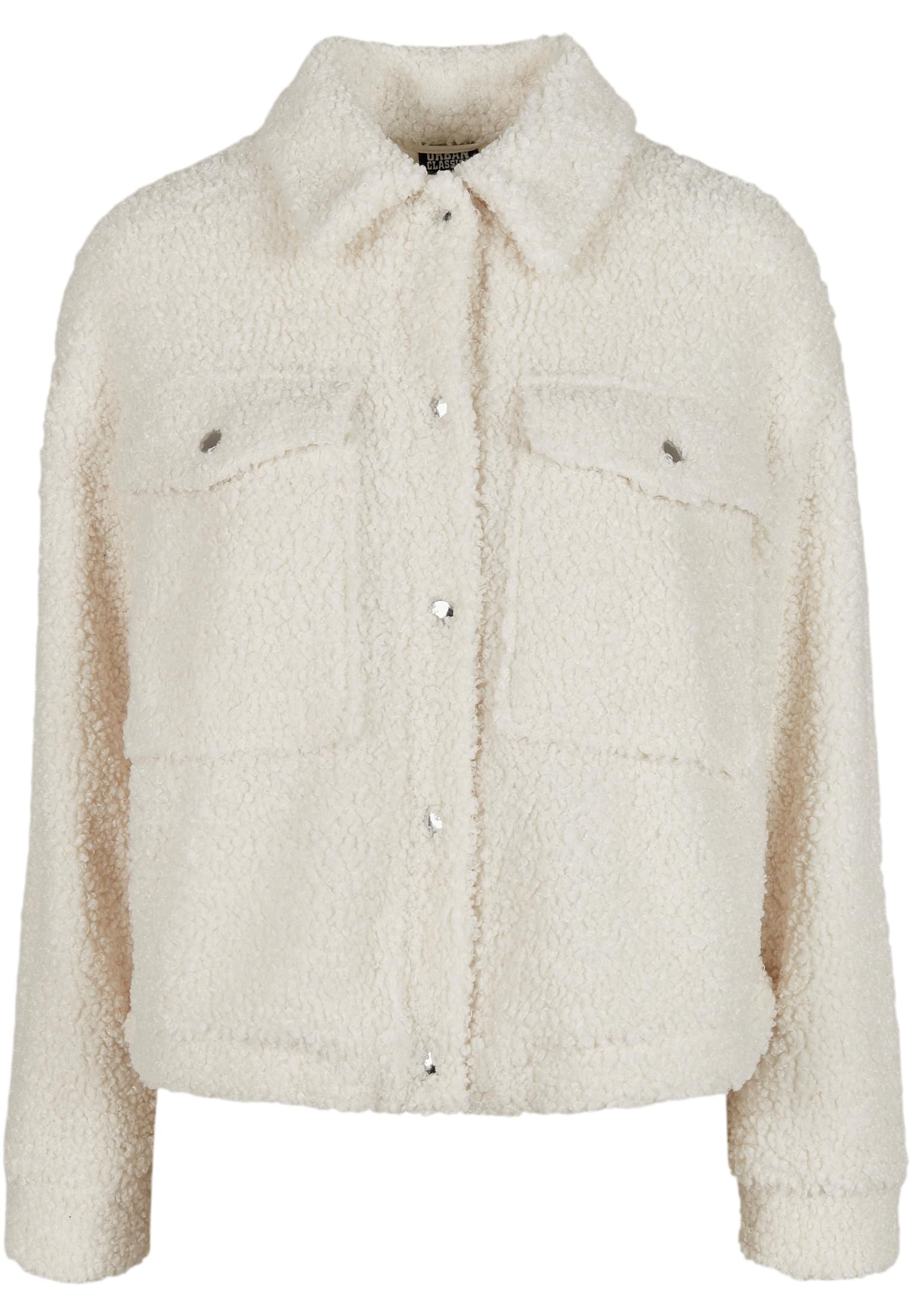 Ladies Sherpa Trucker Jacket | offwhite