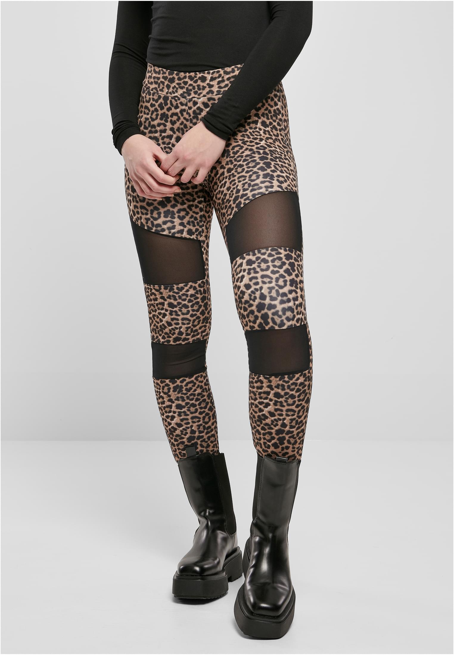 Ladies Tech Mesh AOP Leggings | leo