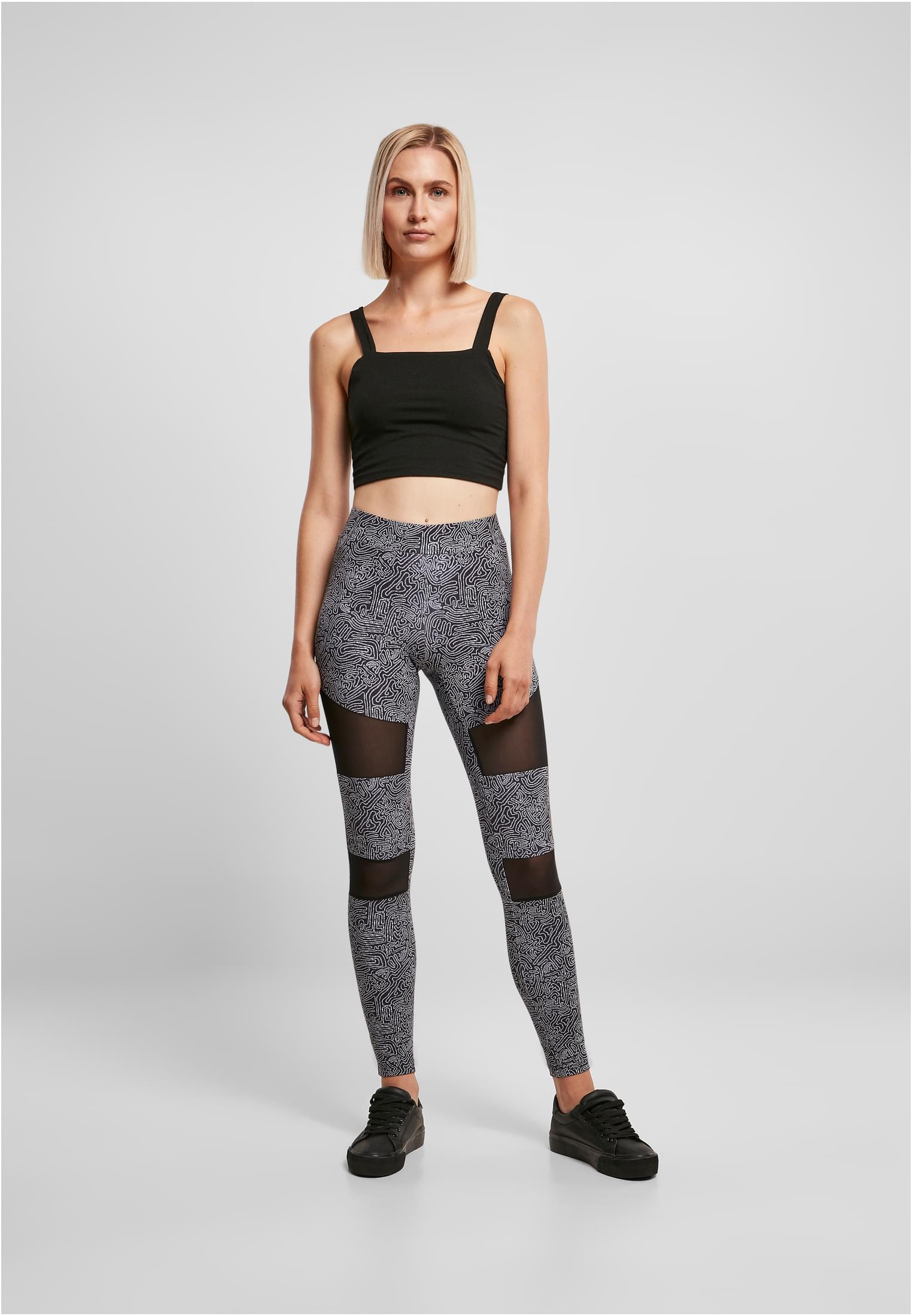 Ladies Tech Mesh AOP Leggings | blackzen