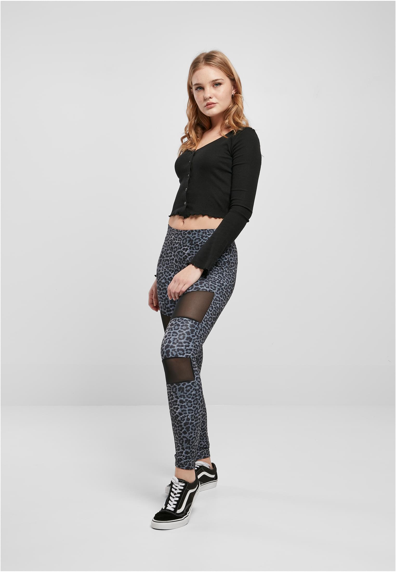 Ladies Tech Mesh AOP Leggings | snowleo