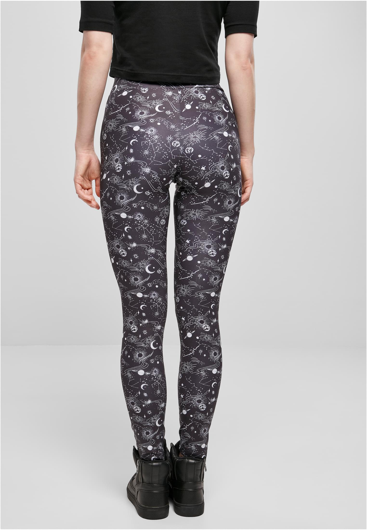 Ladies Tech Mesh AOP Leggings | blackuniverse