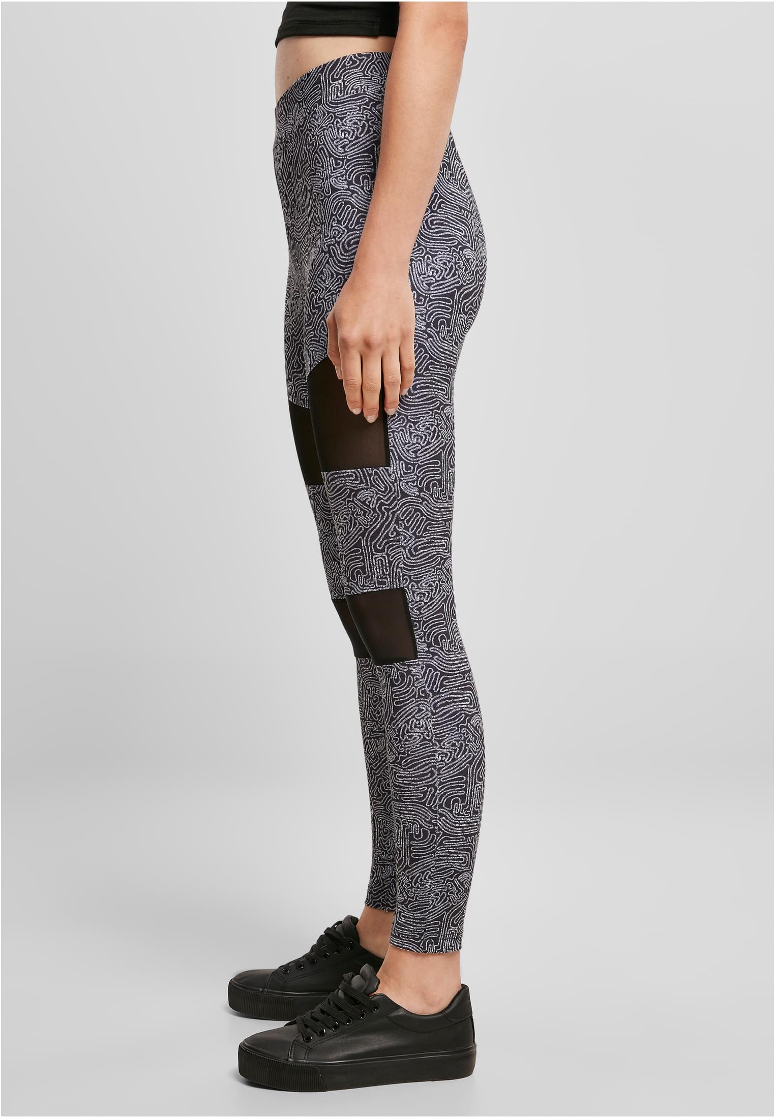 Ladies Tech Mesh AOP Leggings | blackzen