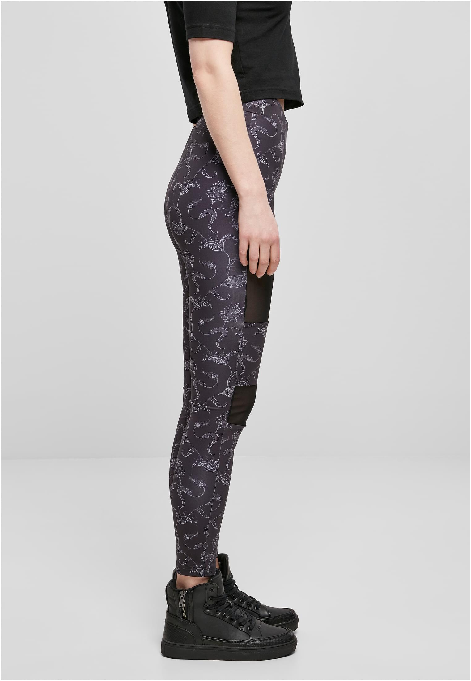 Ladies Tech Mesh AOP Leggings | blackpaisley