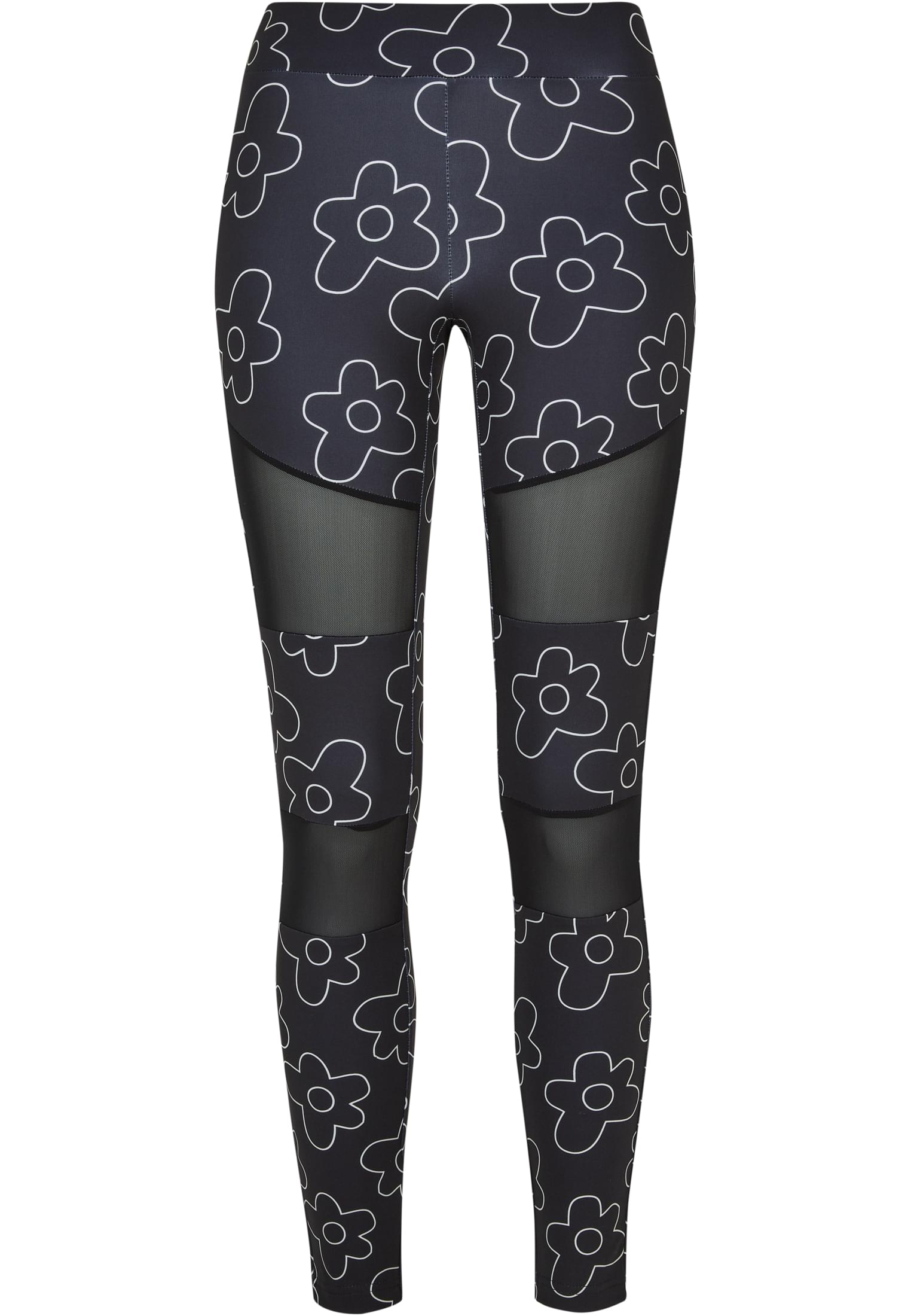 Ladies Tech Mesh AOP Leggings | blackflower