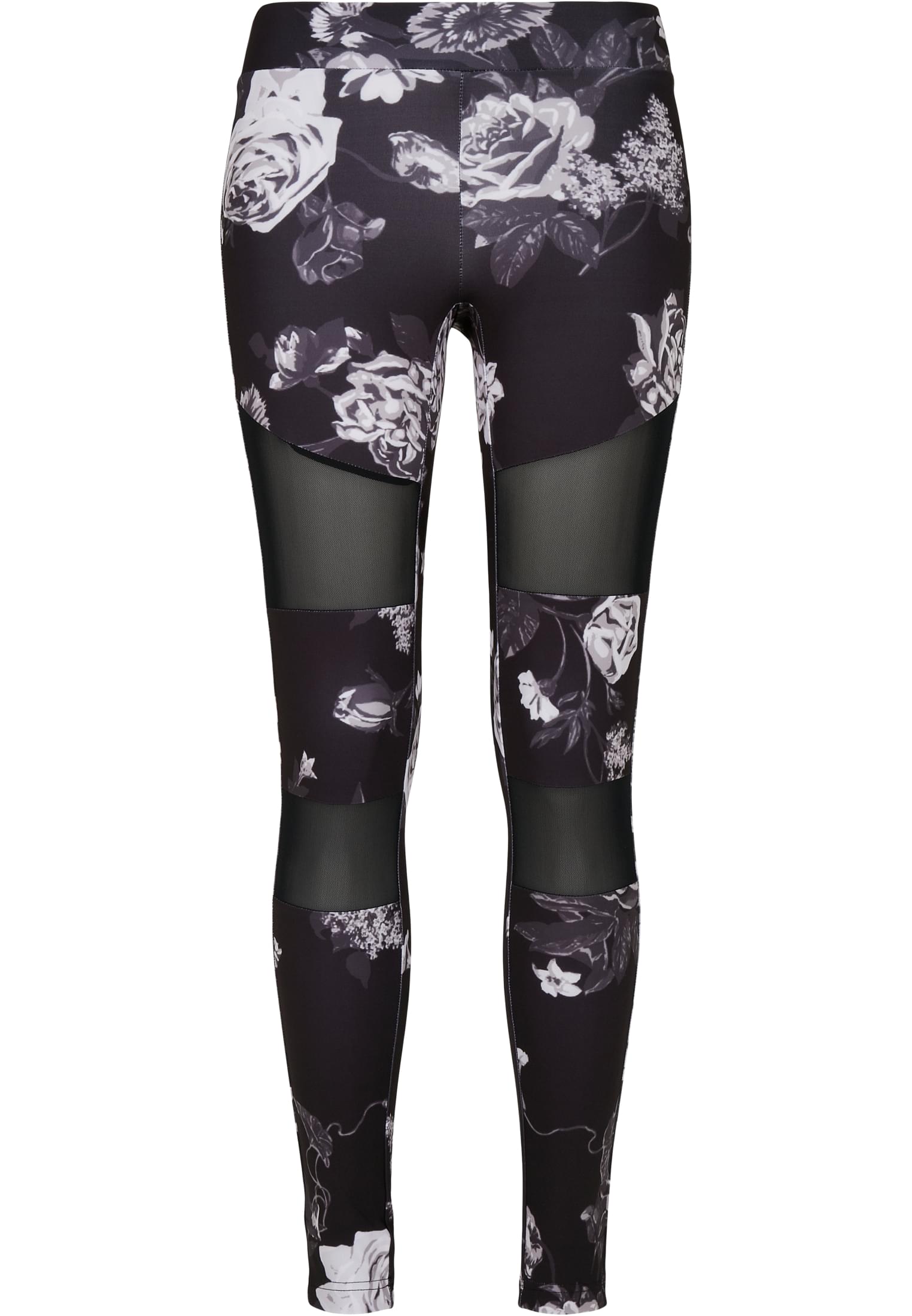 Ladies Tech Mesh AOP Leggings | darkflower