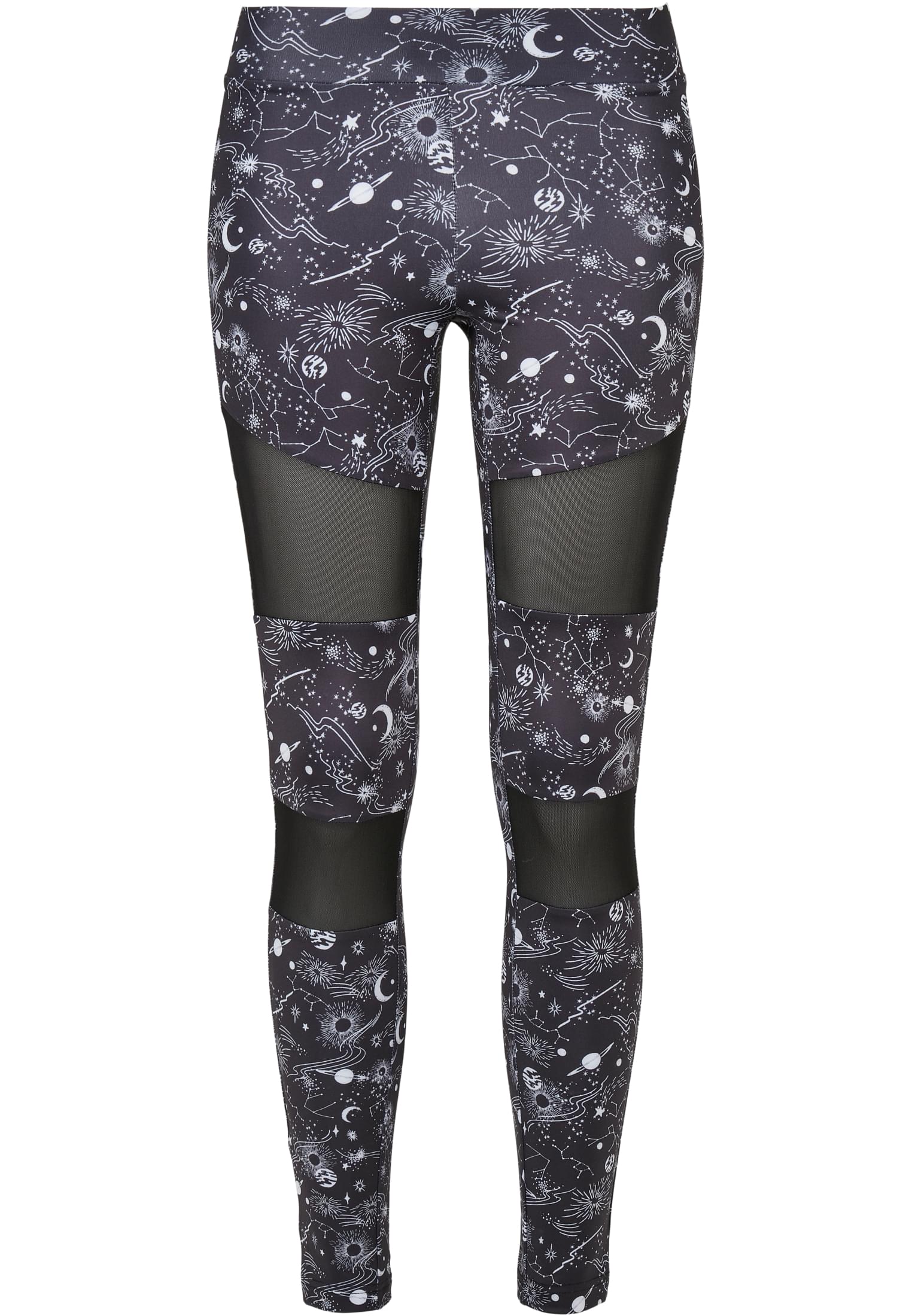 Ladies Tech Mesh AOP Leggings | blackuniverse