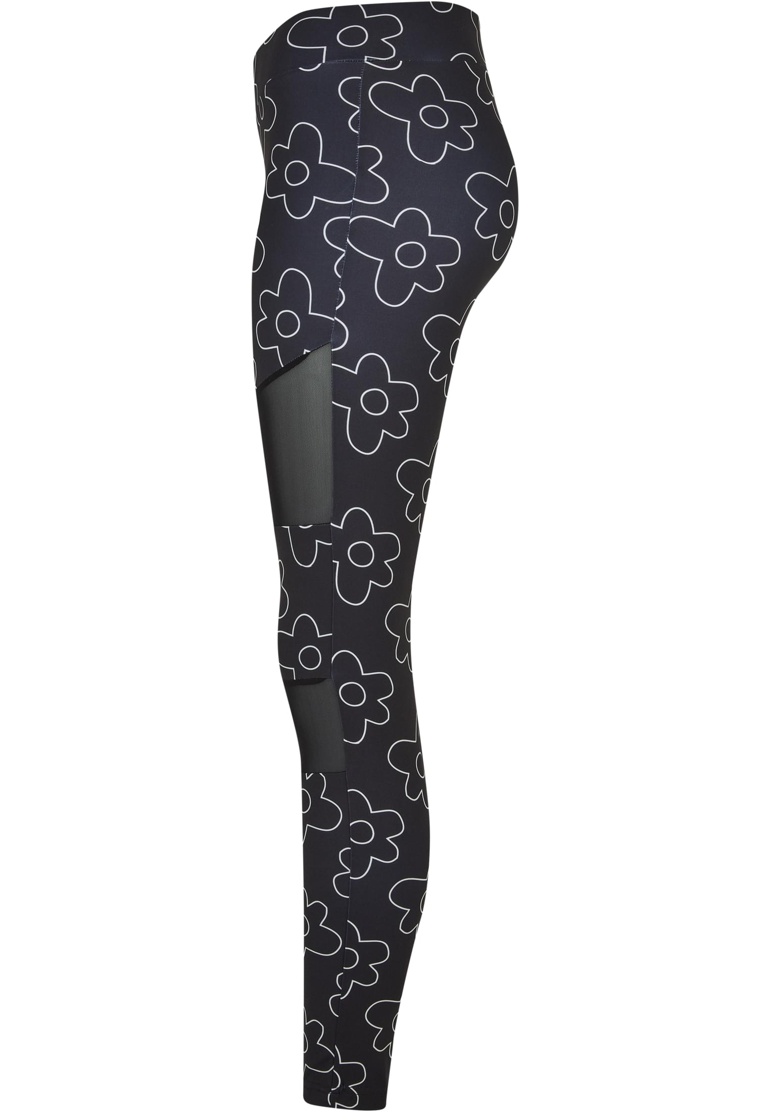 Ladies Tech Mesh AOP Leggings | blackflower