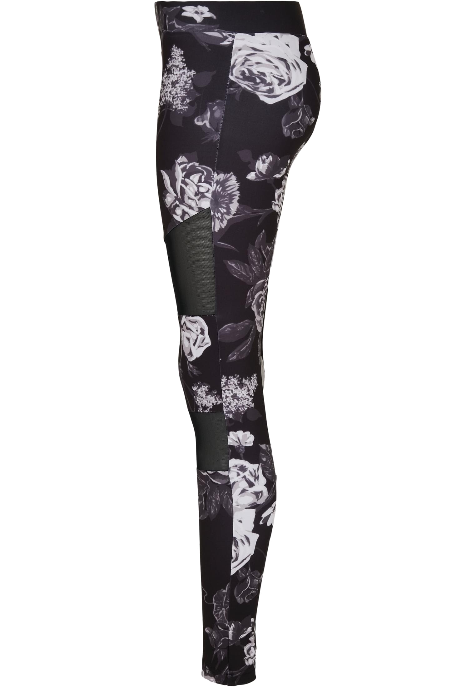 Ladies Tech Mesh AOP Leggings | darkflower