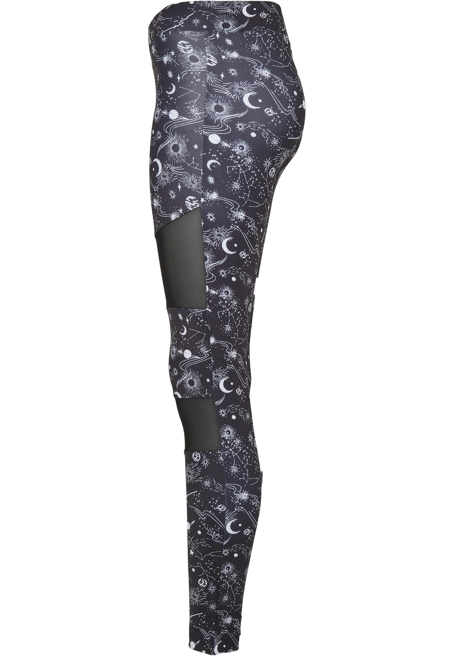 Ladies Tech Mesh AOP Leggings | blackuniverse