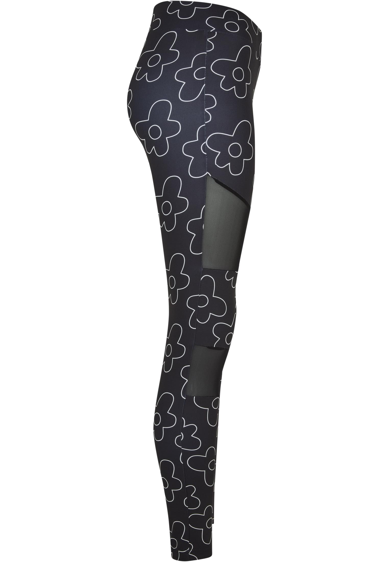 Ladies Tech Mesh AOP Leggings | blackflower