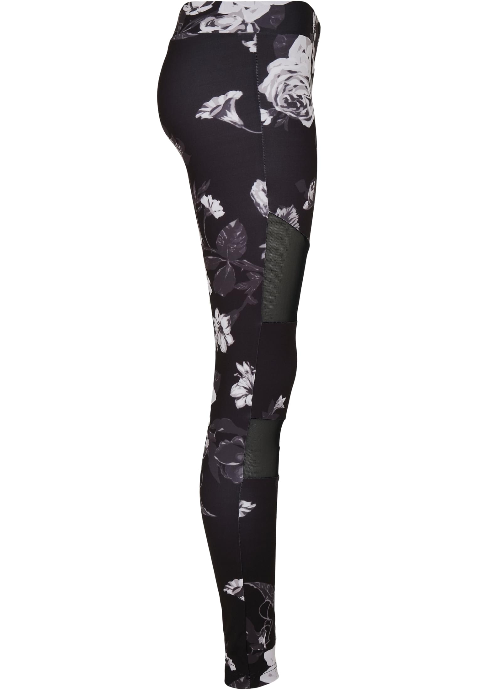 Ladies Tech Mesh AOP Leggings | darkflower