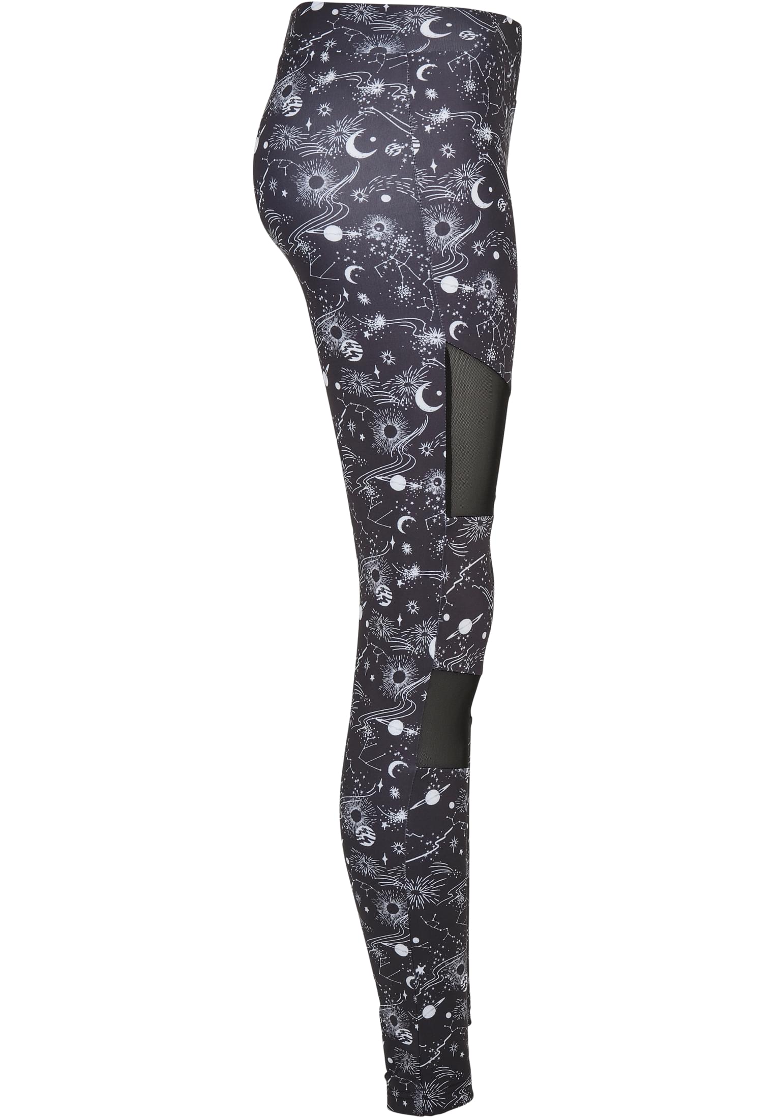 Ladies Tech Mesh AOP Leggings | blackuniverse