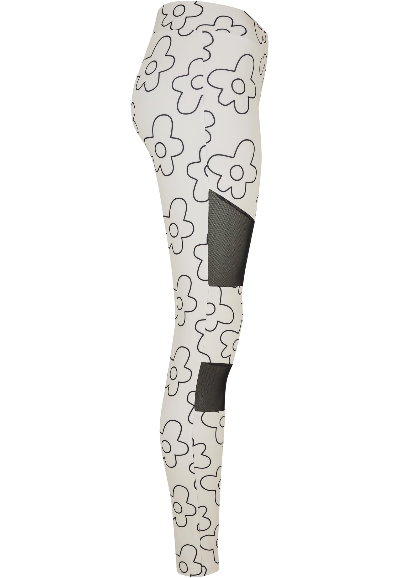 Ladies Tech Mesh AOP Leggings | softseagrassflower