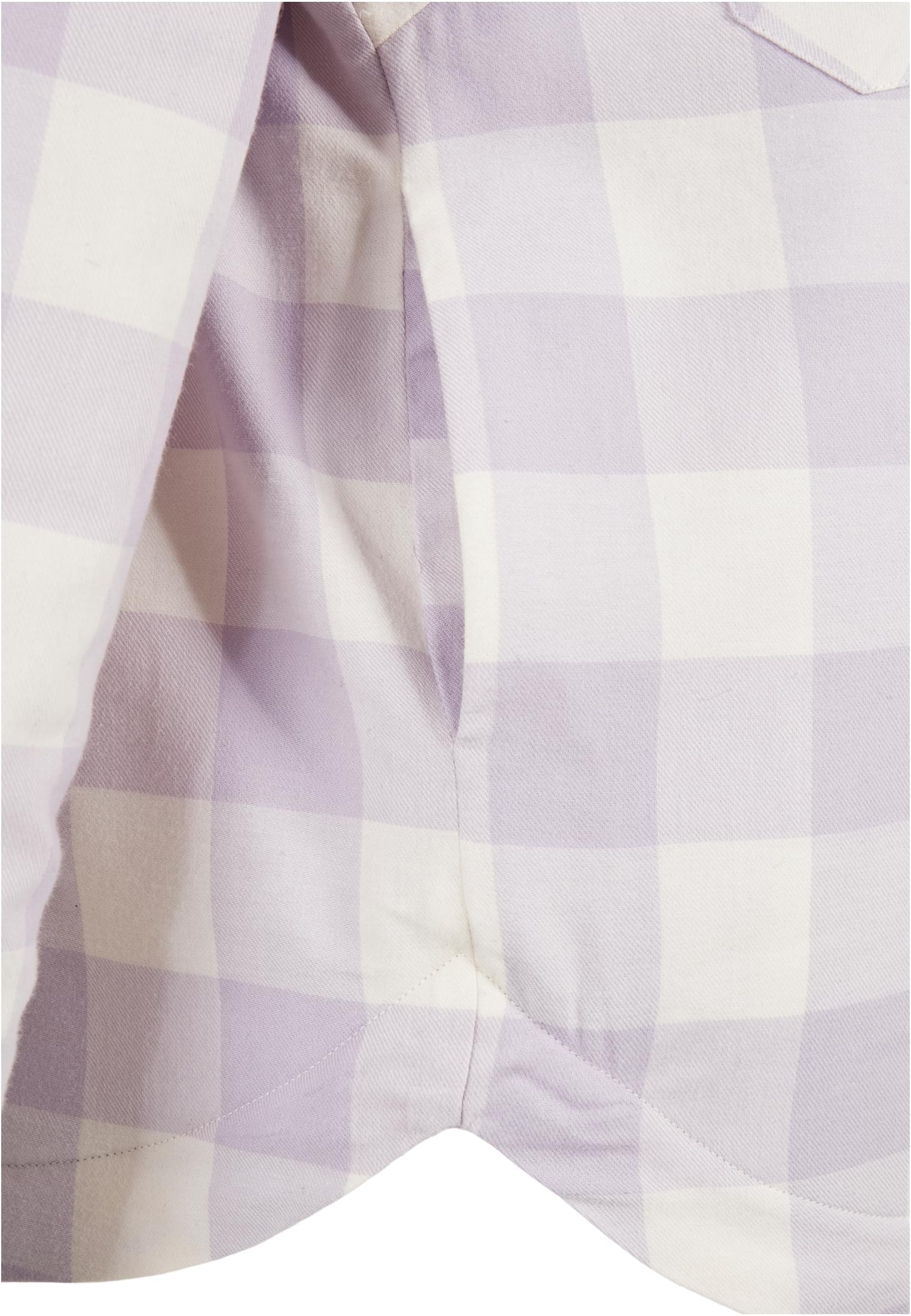 Ladies Flanell Padded Overshirt | whitesand/softlilac